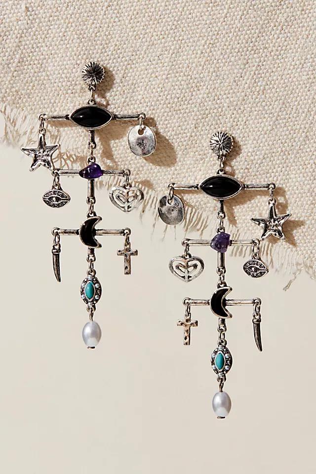Maxy Charm Dangle Earrings Product Image