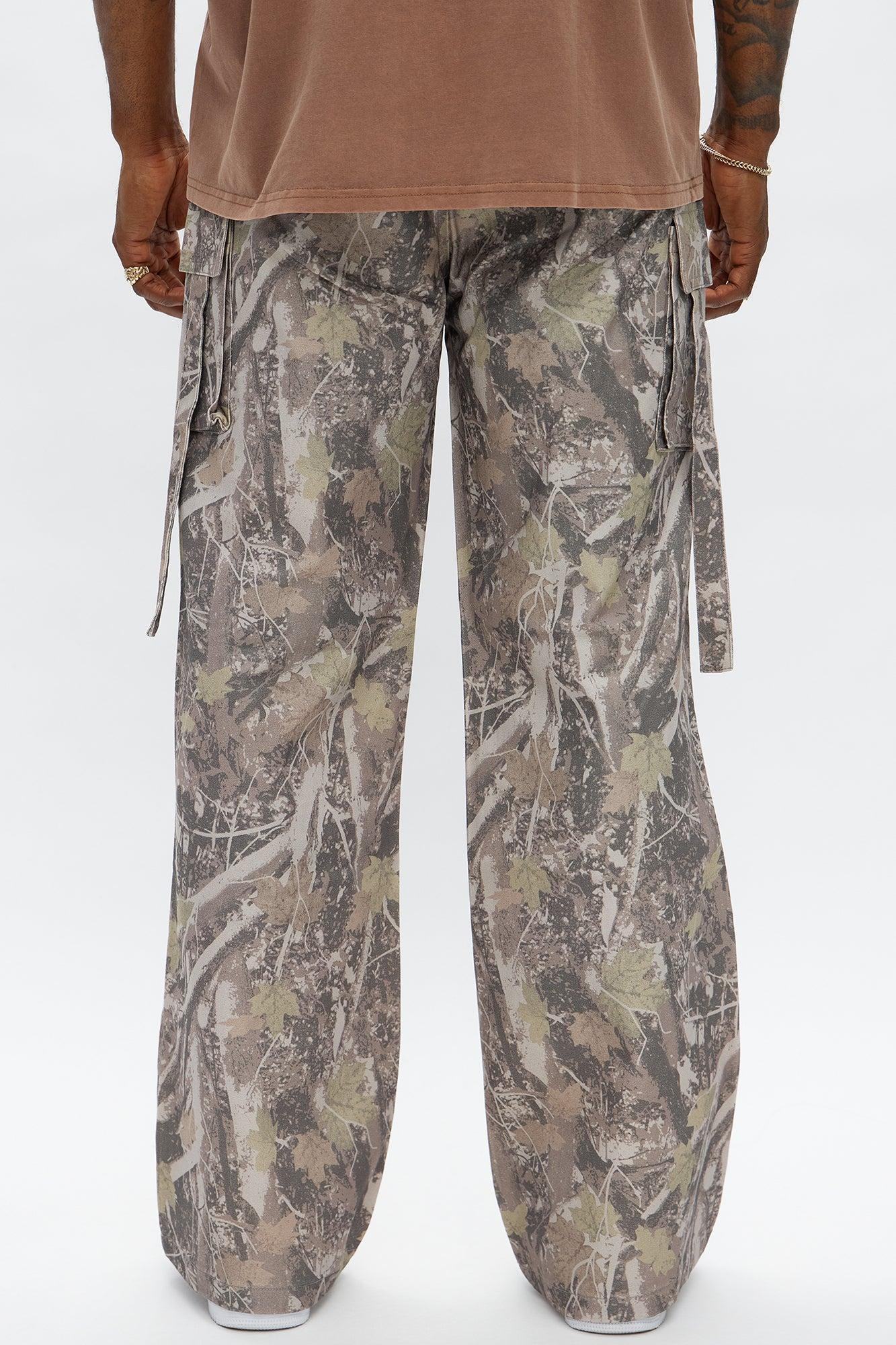 Relaxed Straight No More Waiting Cargo Pants - Brown/combo Product Image