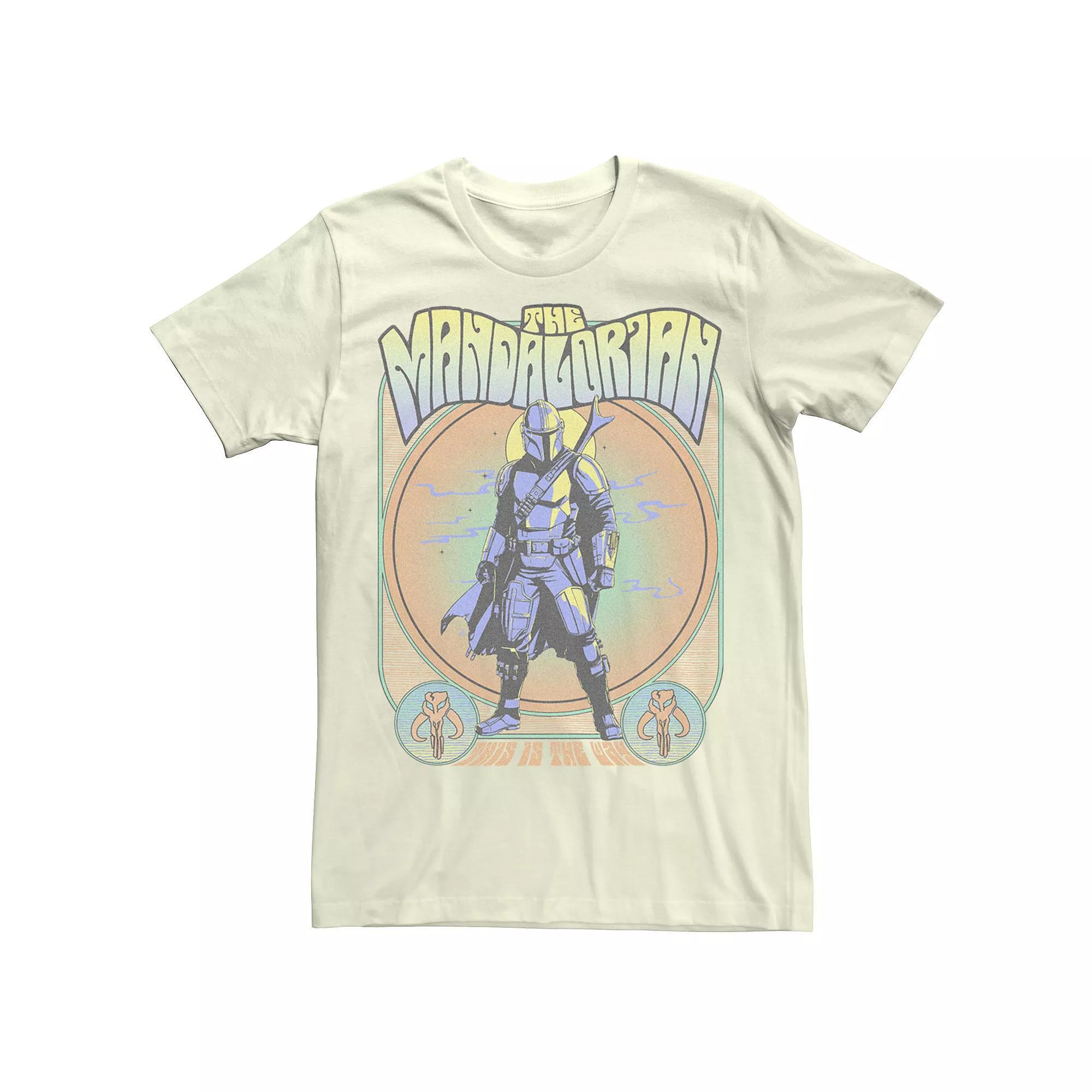 Men's Star Wars: The Mandalorian This Is The Way Tee, Size: Large, Natural Product Image