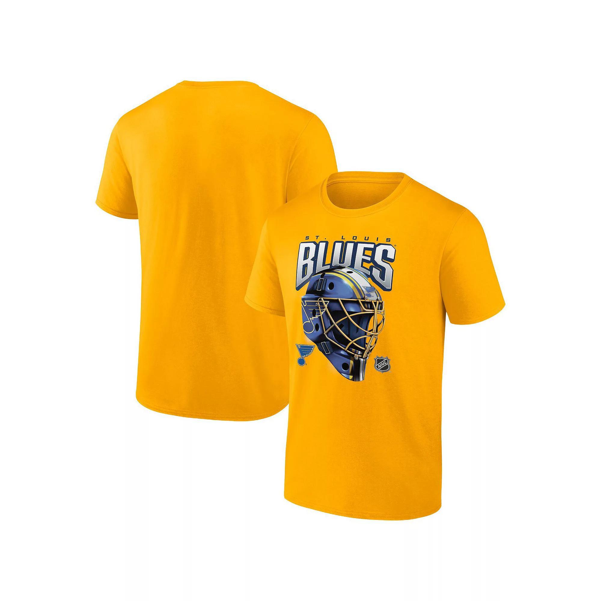 Men's Fanatics  Gold St. Louis Blues Penalty Box T-Shirt, Size: Large Product Image