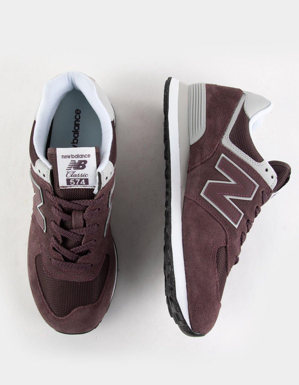 NEW BALANCE 574 Mens Shoes - BURGUNDY Product Image