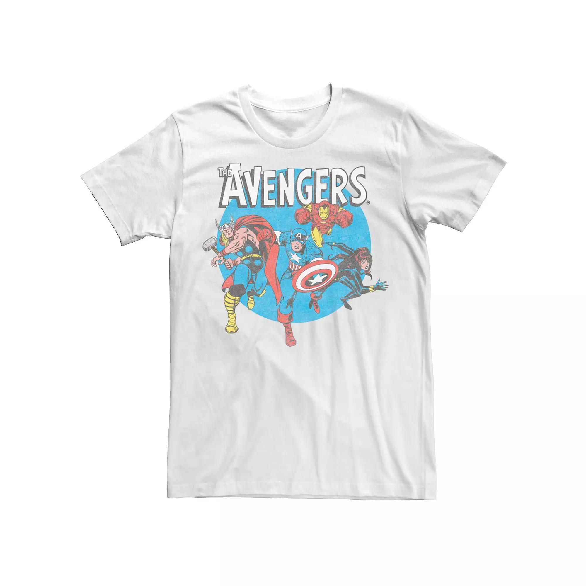 Men's Marvel Avengers Tee, Size: 3XL, White Product Image