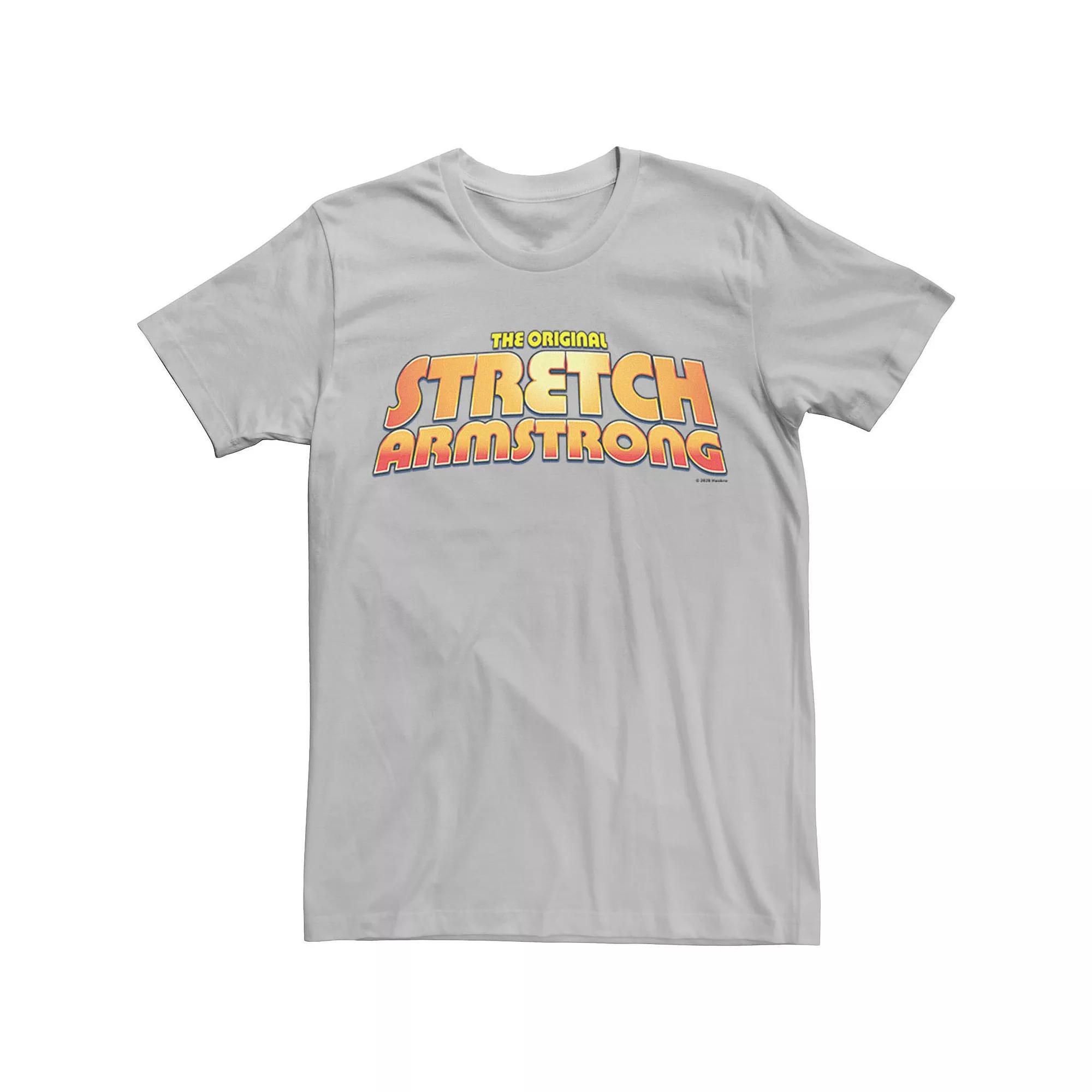 Men's Stretch Armstrong Gradient Logo Tee, Size: Small, Silver Product Image