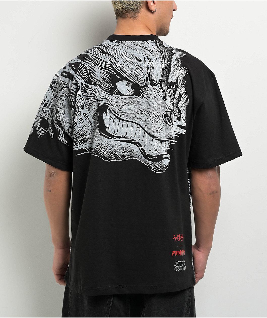 Primitive x Naruto Shippuden Beast Black T-Shirt Product Image