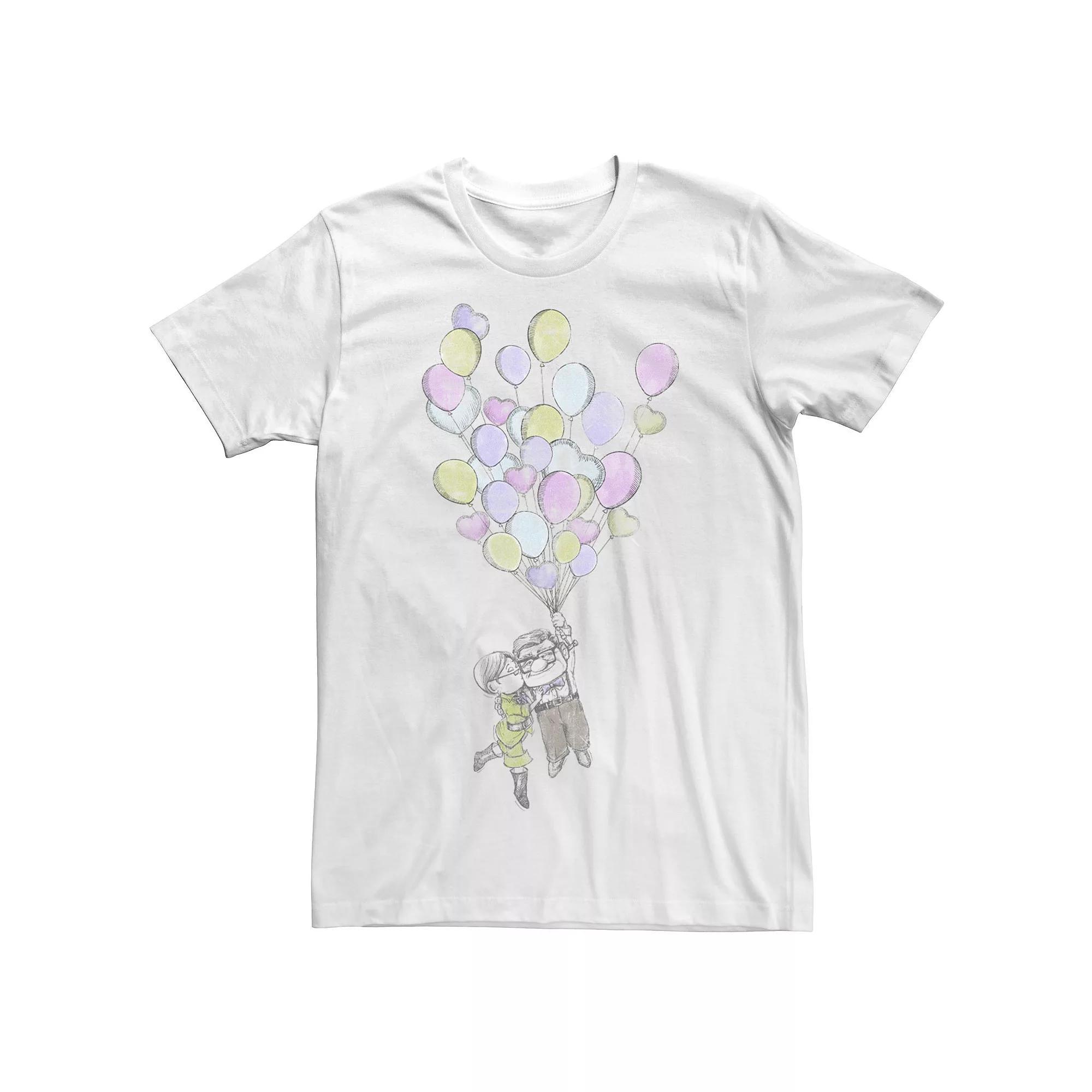 Disney / Pixars Up Ellie & Carl Mens Balloons Tee Product Image