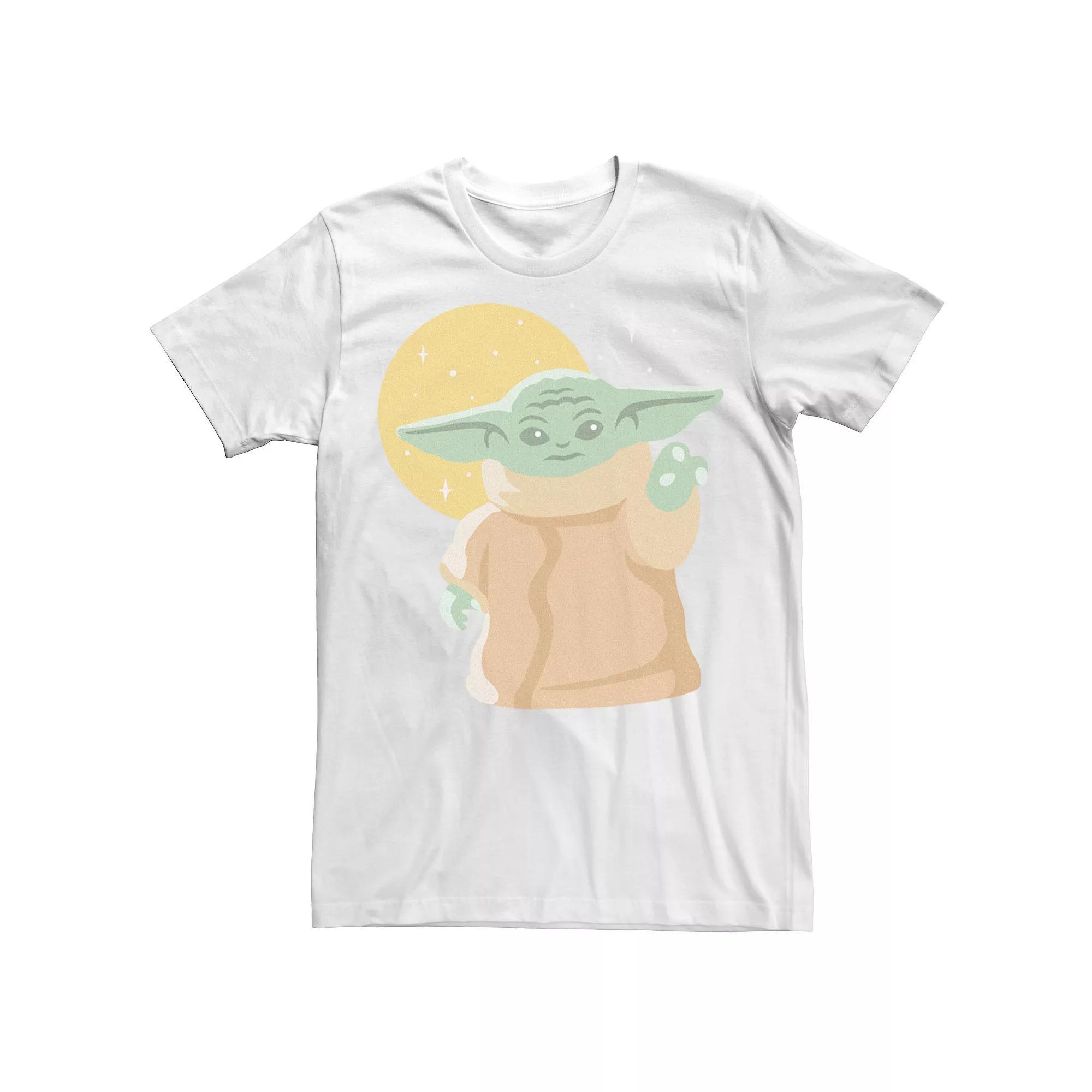 Men's Star Wars The Child Minimalist Sunset Tee, Size: Large, White Product Image