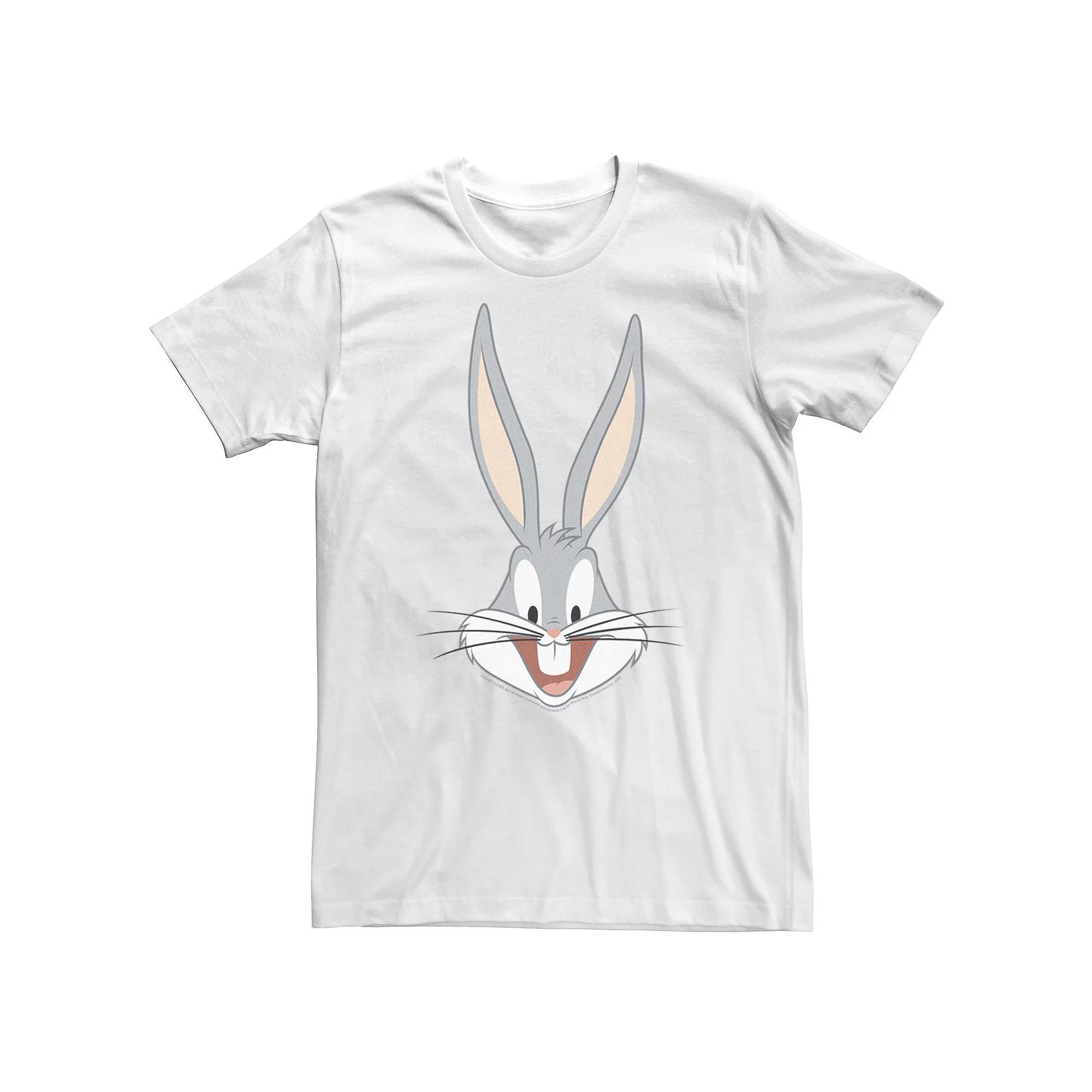 Big & Tall Looney Tunes "Today I Feel" Tee, Men's, Size: 4XL, White Product Image