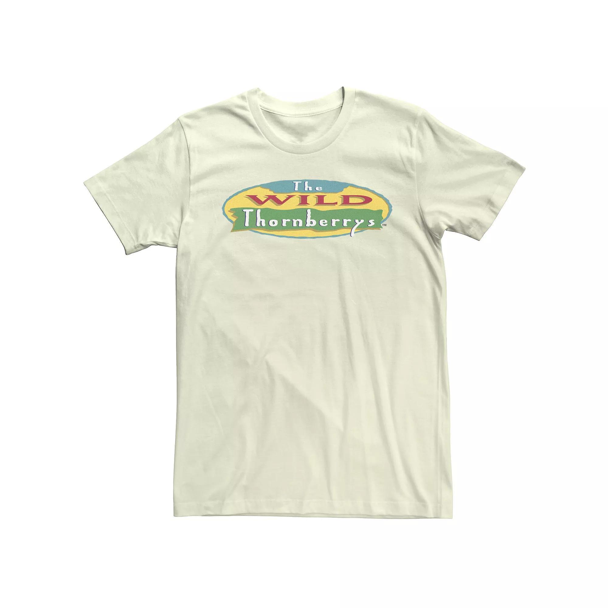 Mens Wild Thornberries Logo Short Sleeve Tee Athletic Grey Product Image