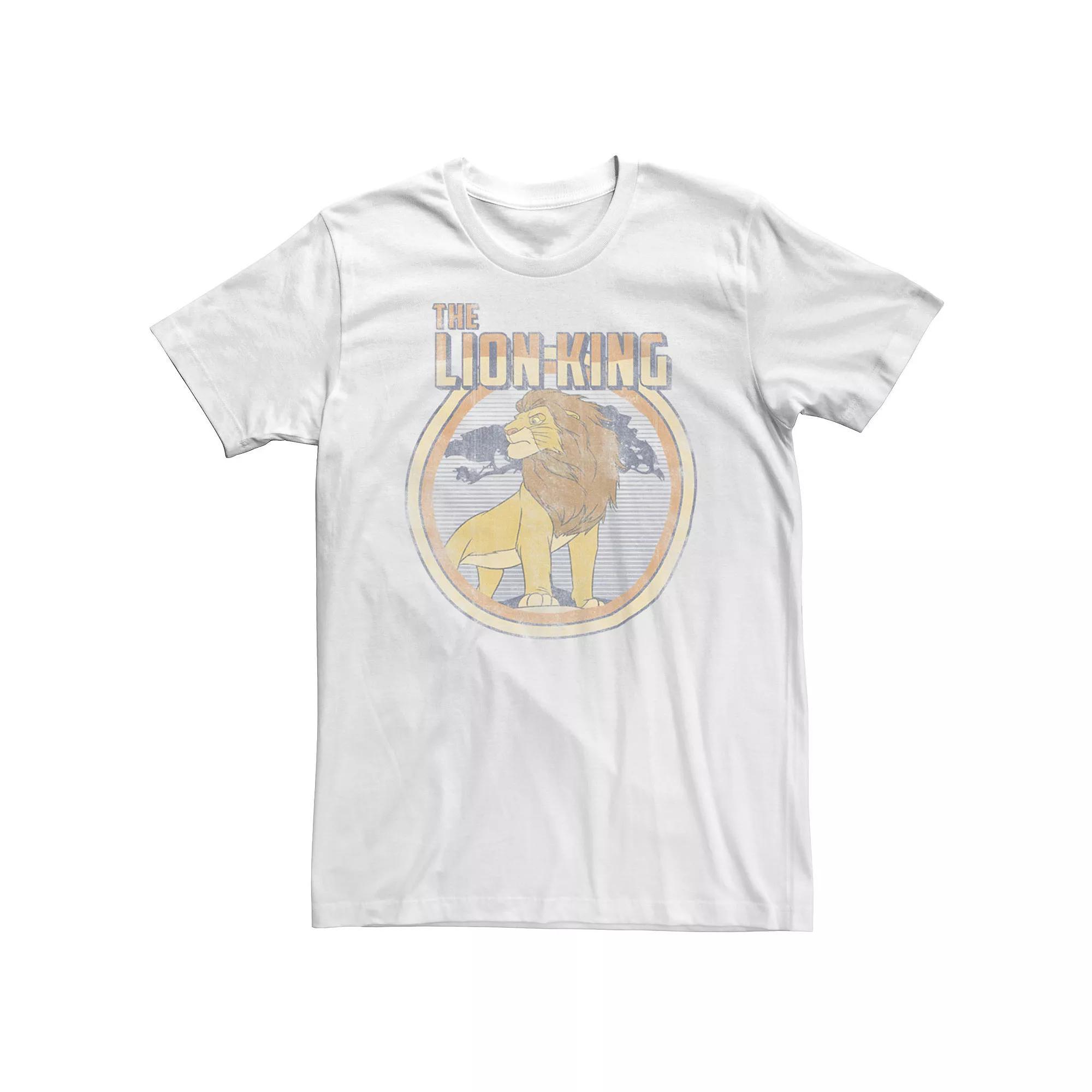 Big & Tall Disney Lion King Classic Simba Tee, Men's, Size: 4XL, White Product Image