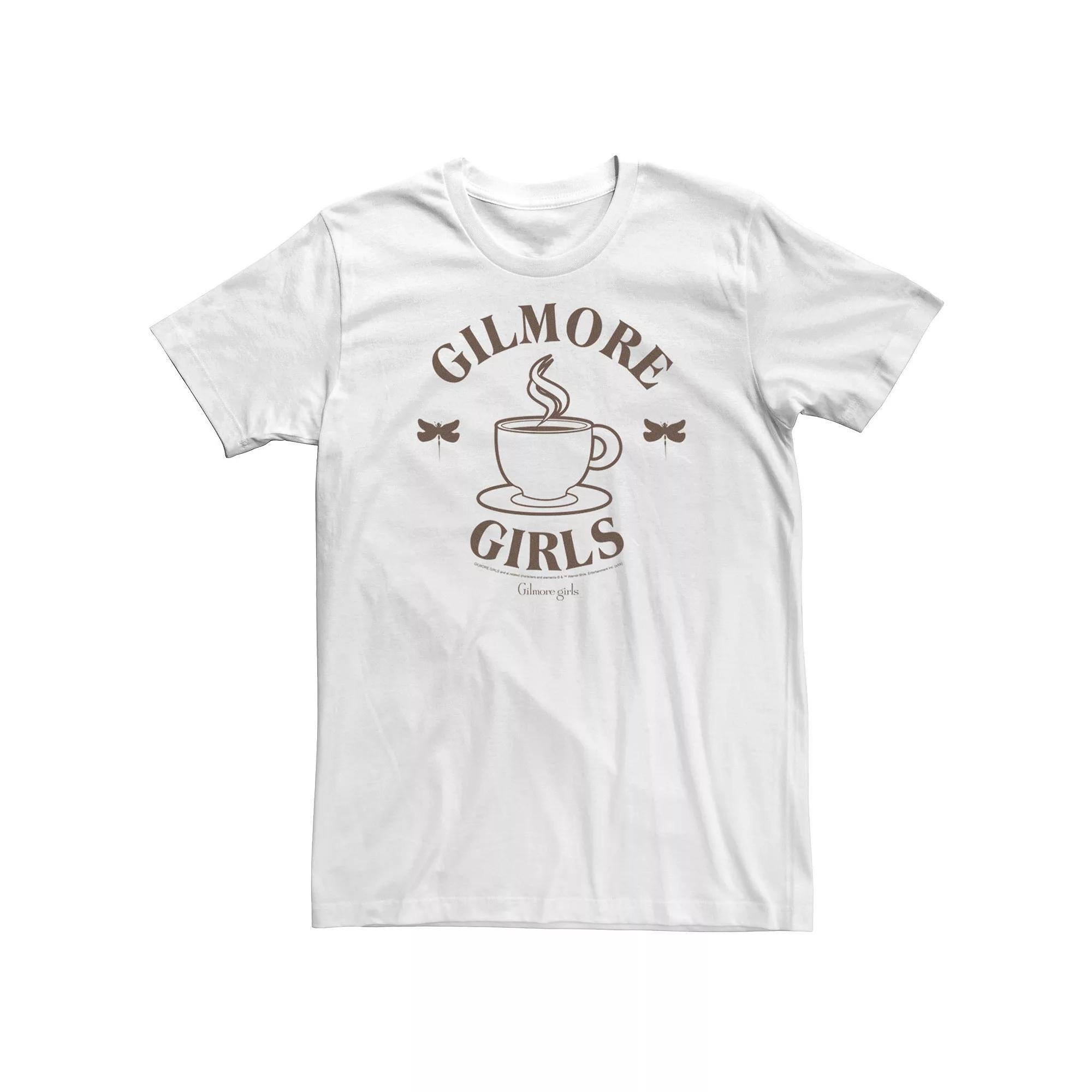 Men's Gilmore Girls Coffee Cup Logo Tee, Size: 3XL, White Product Image
