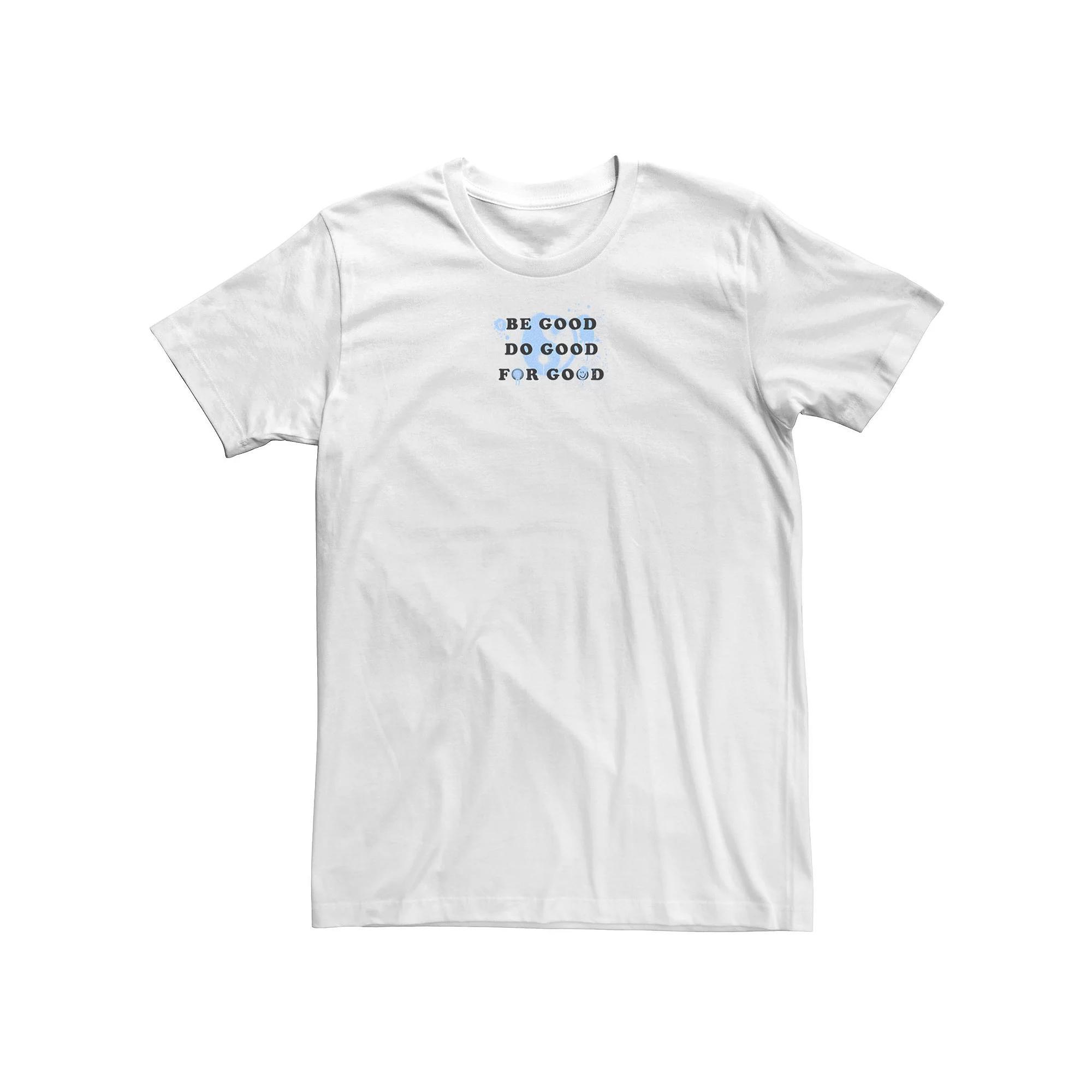 Big & Tall Trendy Essential Paint Tee, Men's, Size: XL Tall, White Product Image