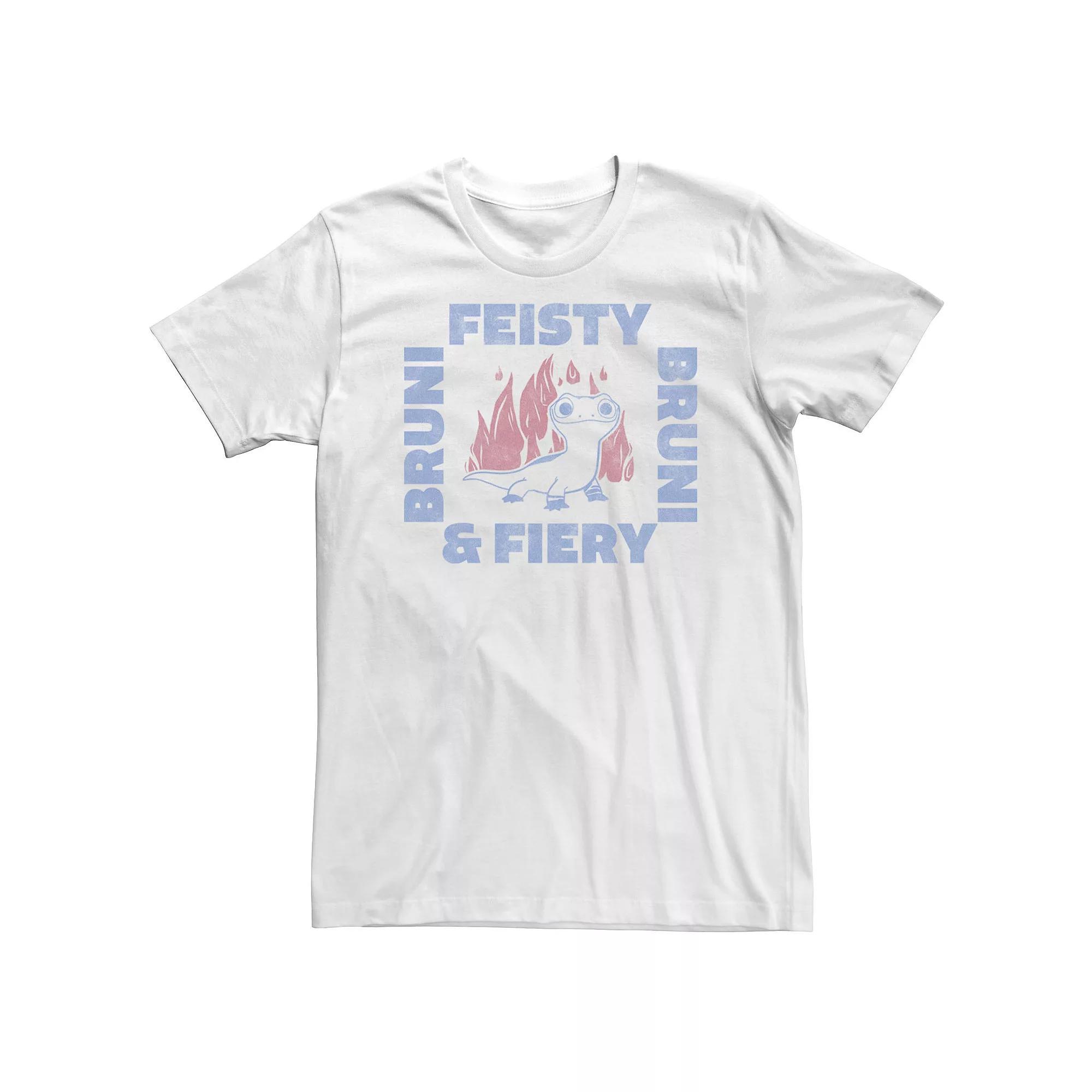 Big & Tall Disney Frozen 2 Feisty Bruni Tee, Men's, Size: 4XL Tall, White Product Image