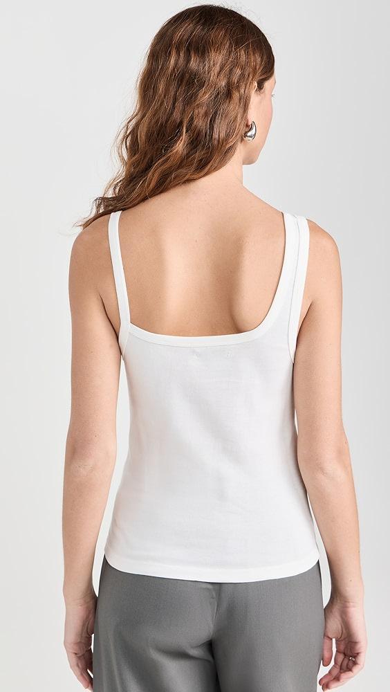 St. Agni Cotton Asymmetrical Tank | Shopbop Product Image