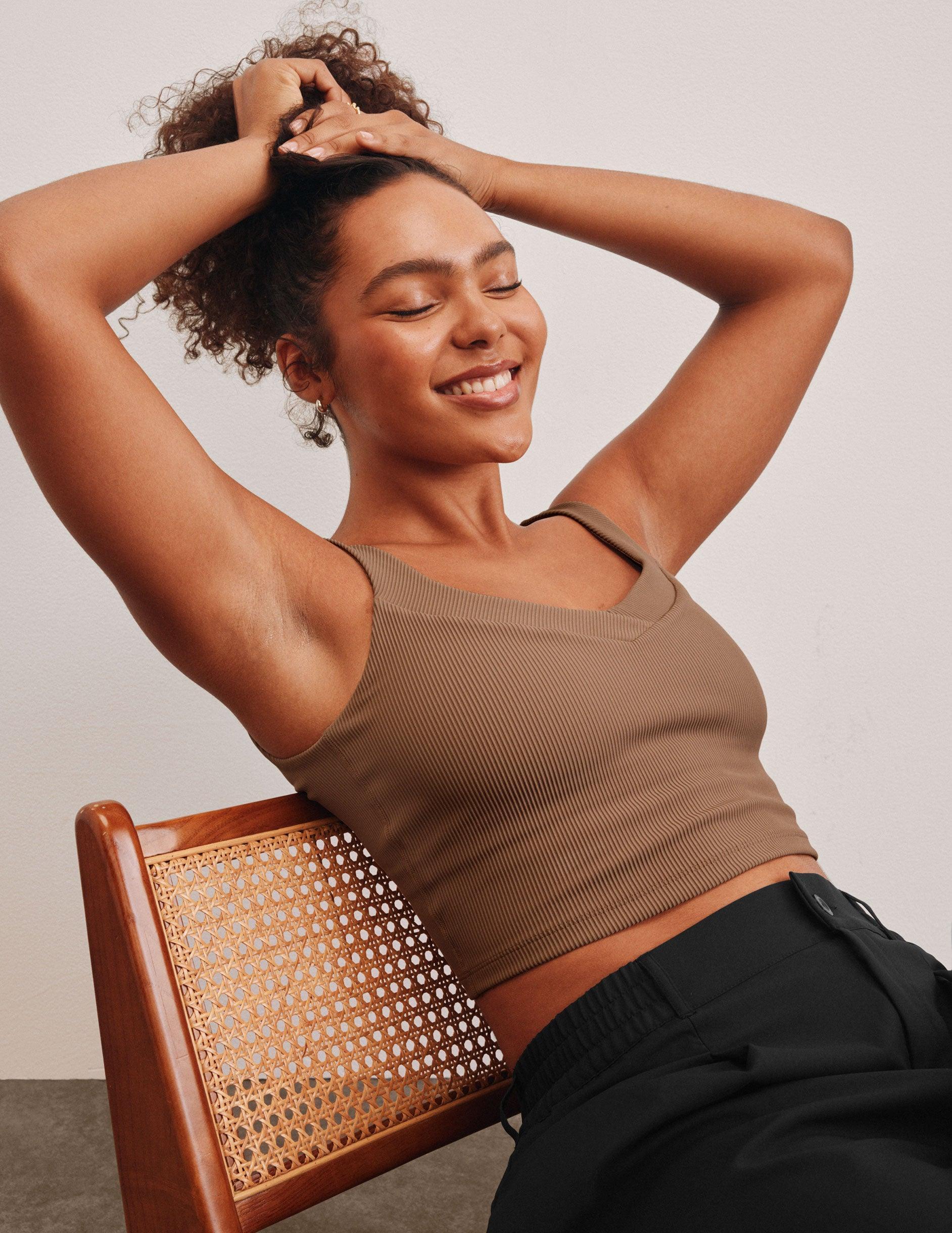 Impulse Ribbed Cropped Tank Product Image