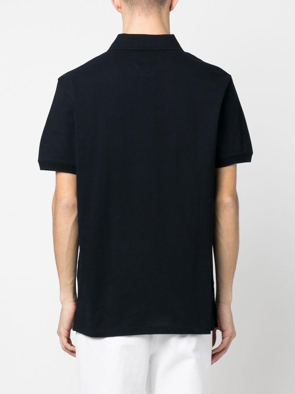 embroidered chest logo polo shirt Product Image