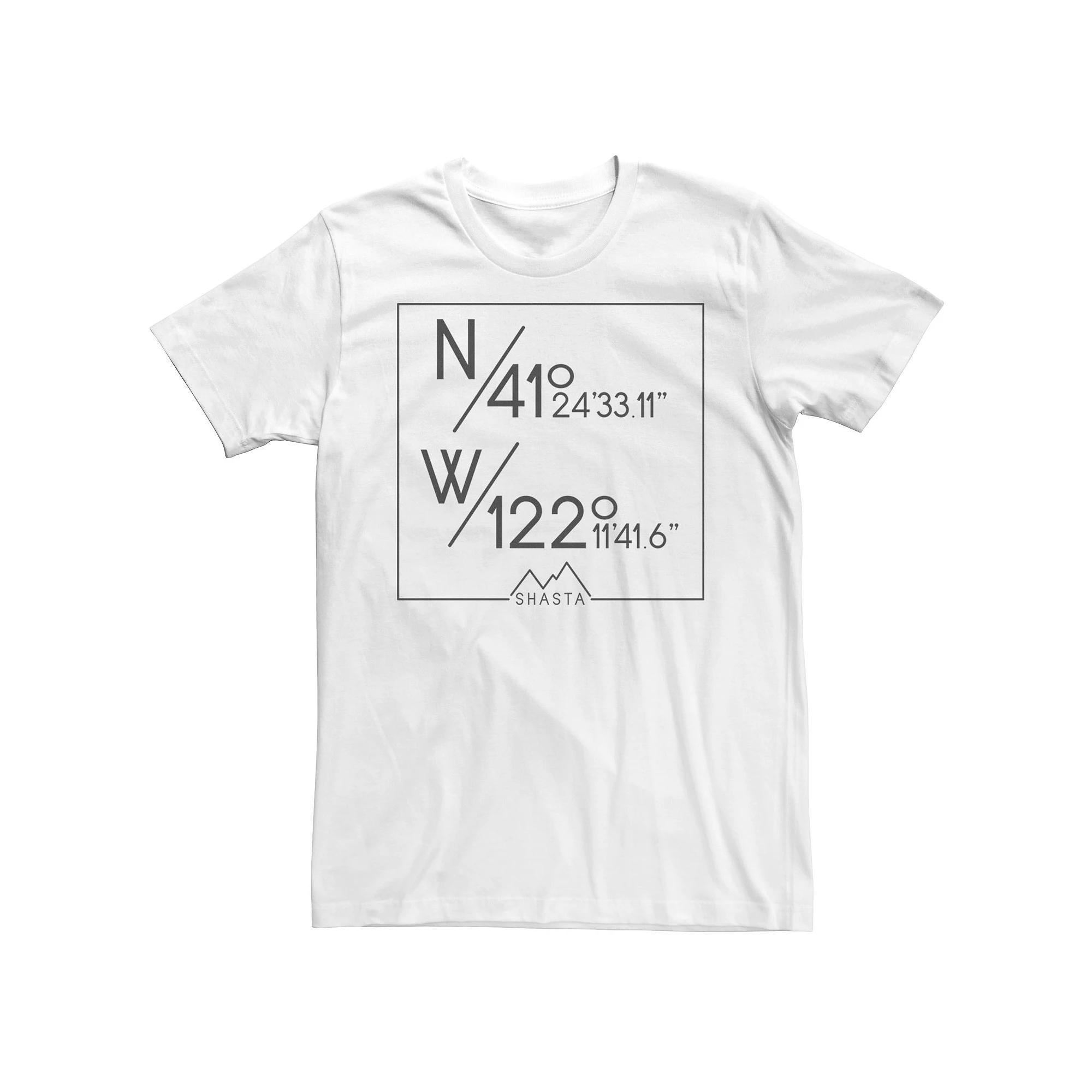 Mens Shasta North And West Coordinates Tee Product Image