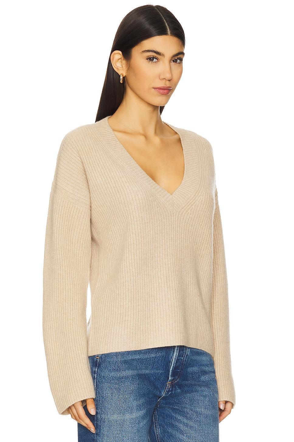 Toujours Mini V Neck Sweater La Ligne Product Image