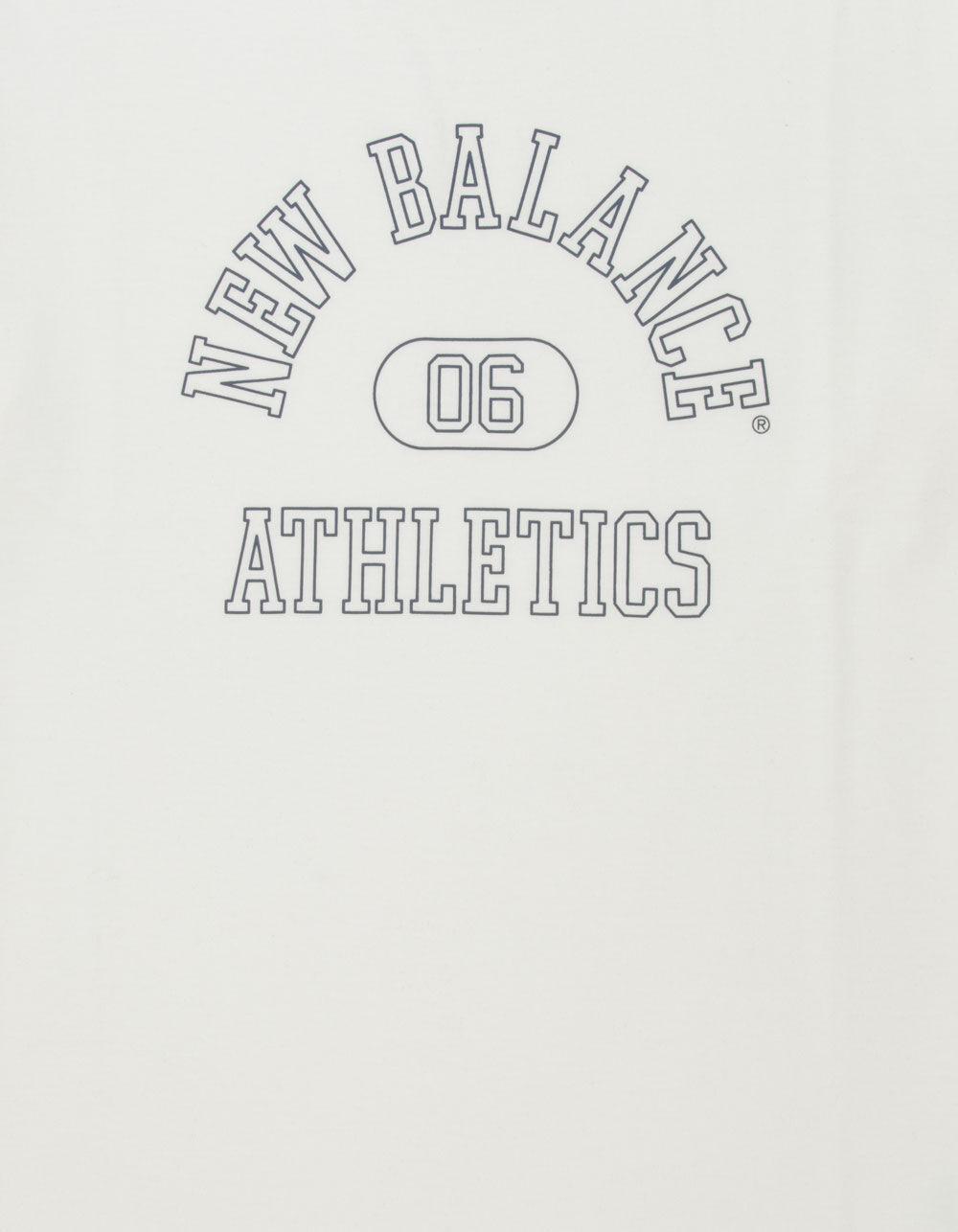 NEW BALANCE 06 Athletics Mens Tee - WHITE Product Image