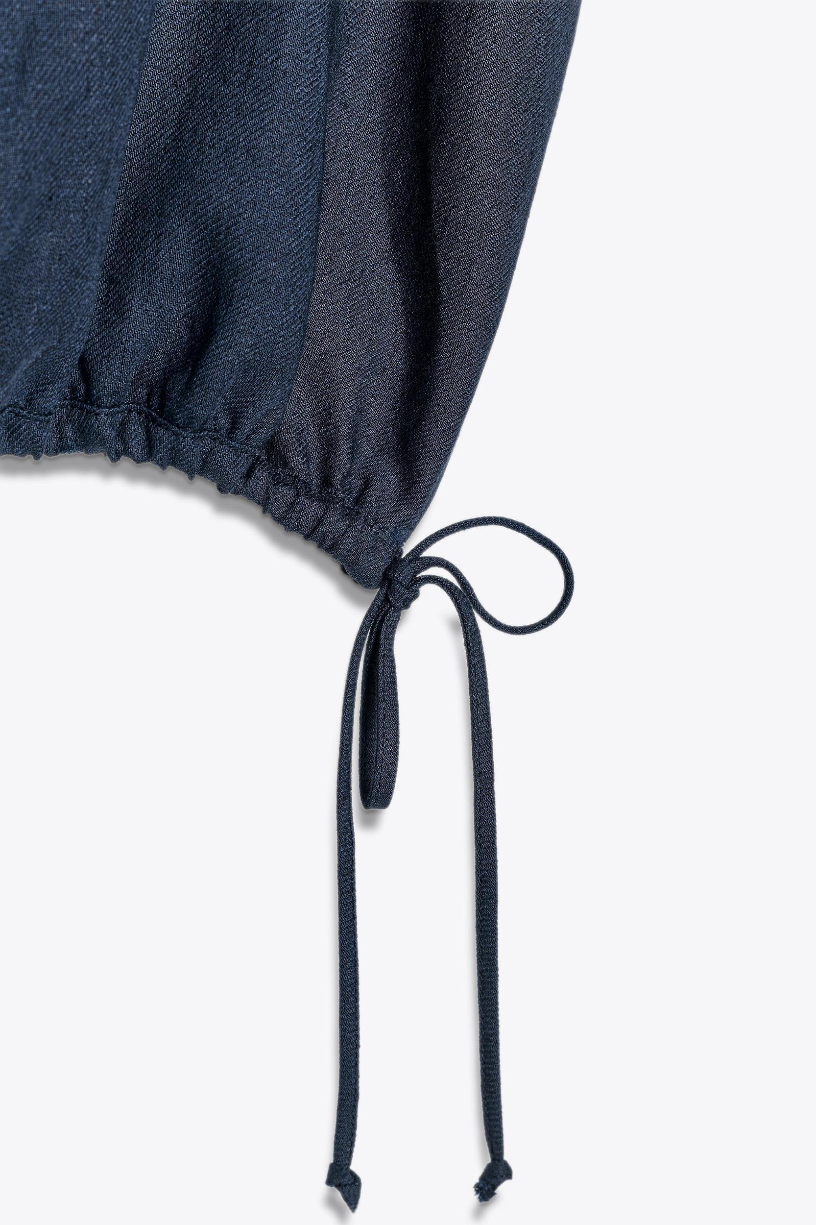 ZW COLLECTION LINEN TIE TOP Product Image