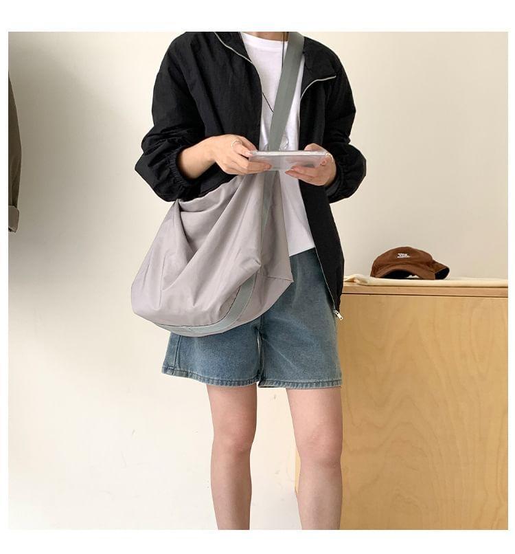 Plain Nylon Crossbody Bag Product Image