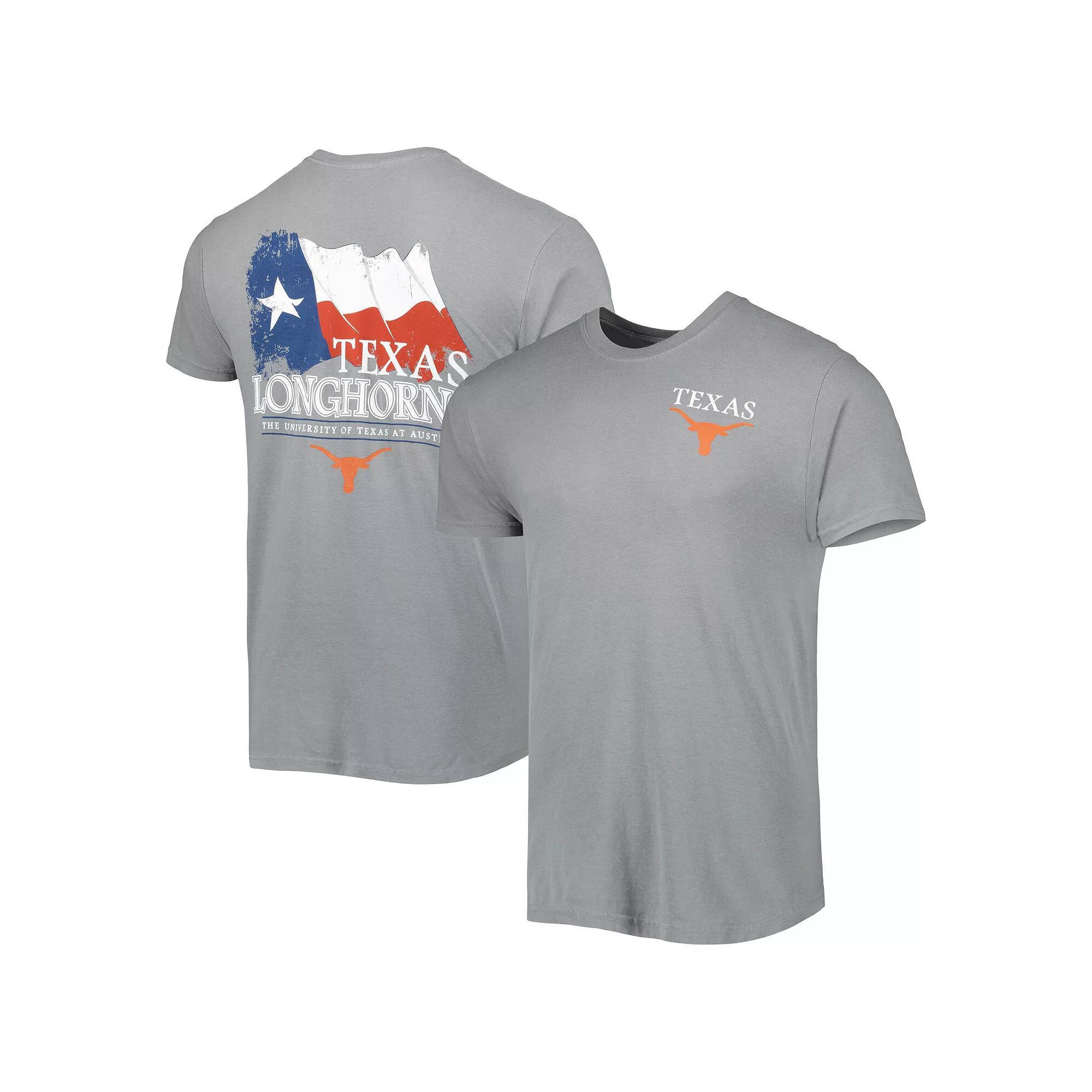 Men's Gray Texas Longhorns Hyperlocal Flying T-Shirt, Size: Medium, Grey Product Image