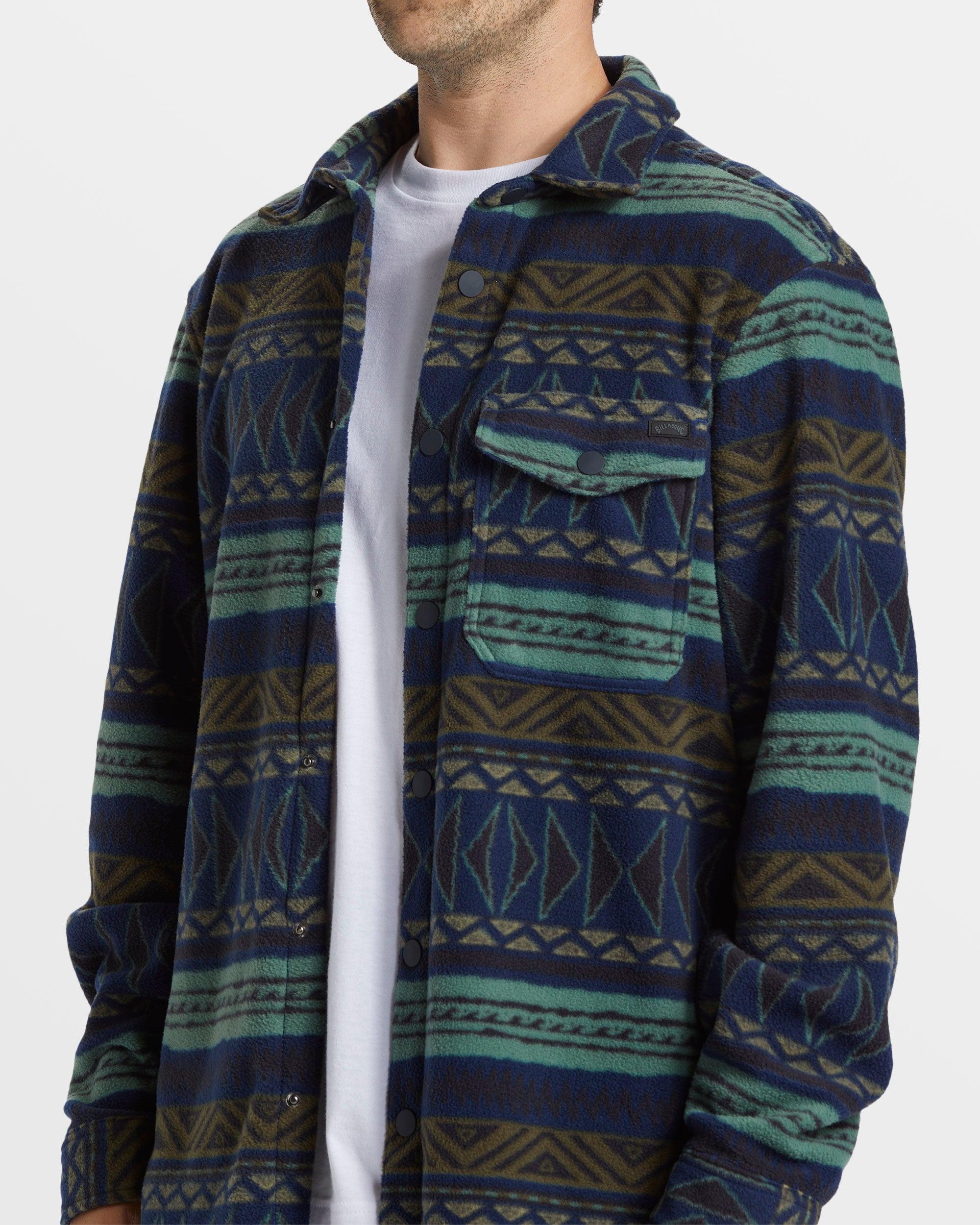 A/Div Furnace Flannel Shirt - Dusty Navy Male Product Image