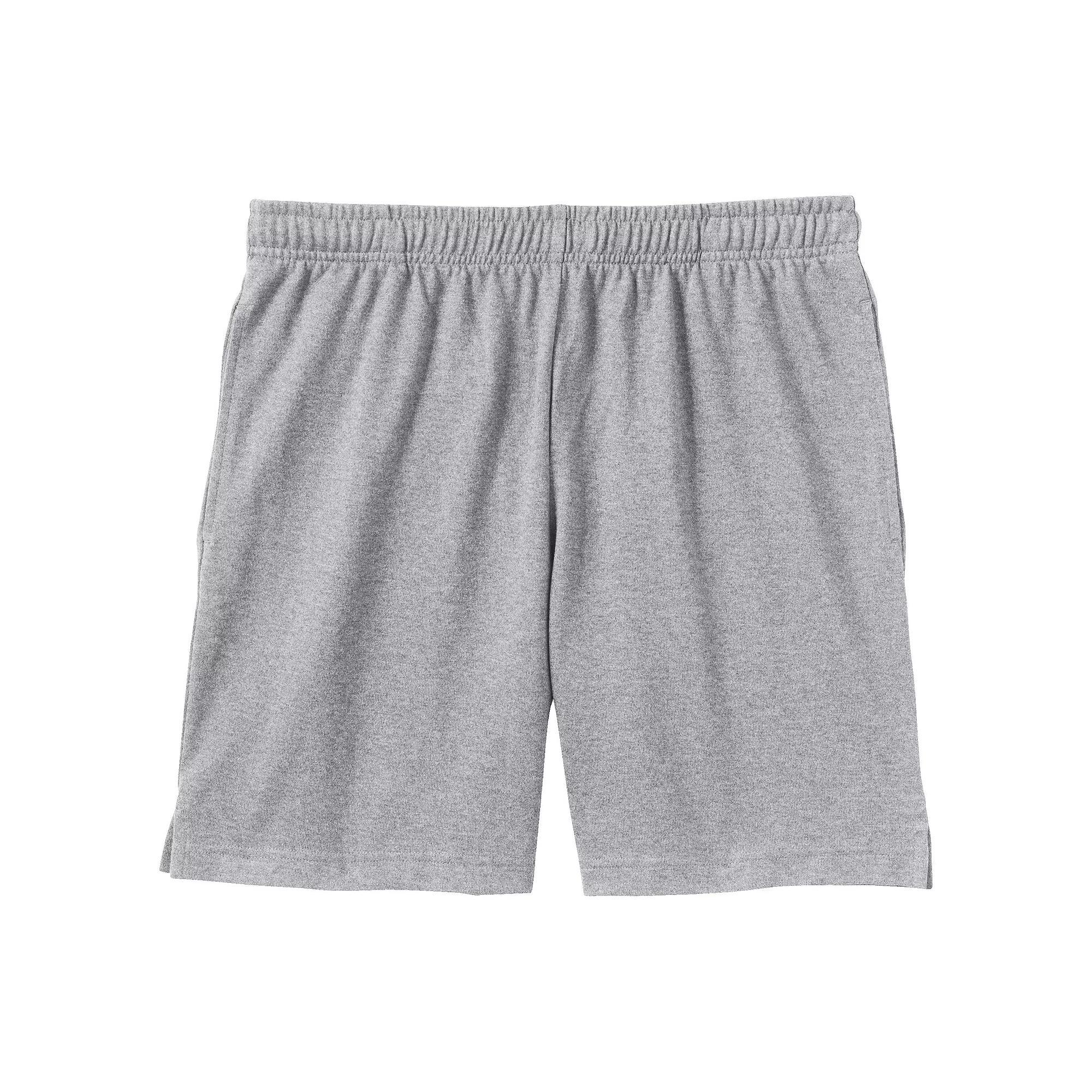 Men's Lands' End Jersey Knit Shorts, Size: Small, Gray Grey Product Image