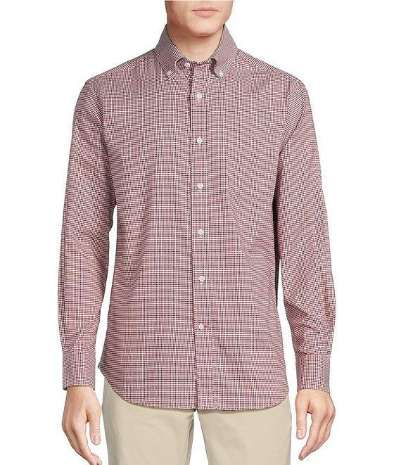 Cremieux Blue Label Long Sleeve Button Down Check Oxford Woven Shirt Product Image
