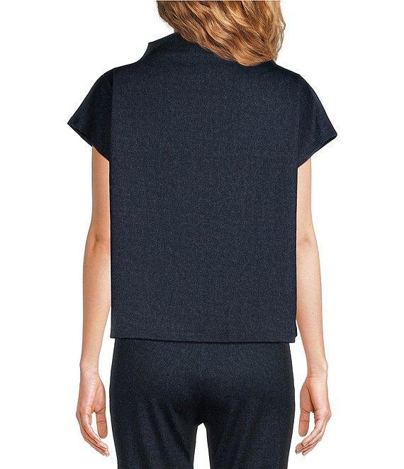 Jude Connally Tillie Stretch Jude Cloth Wrinkle-Free And Easy Care Stretch Knit Funnel Neck Cap Sleeve Top Product Image