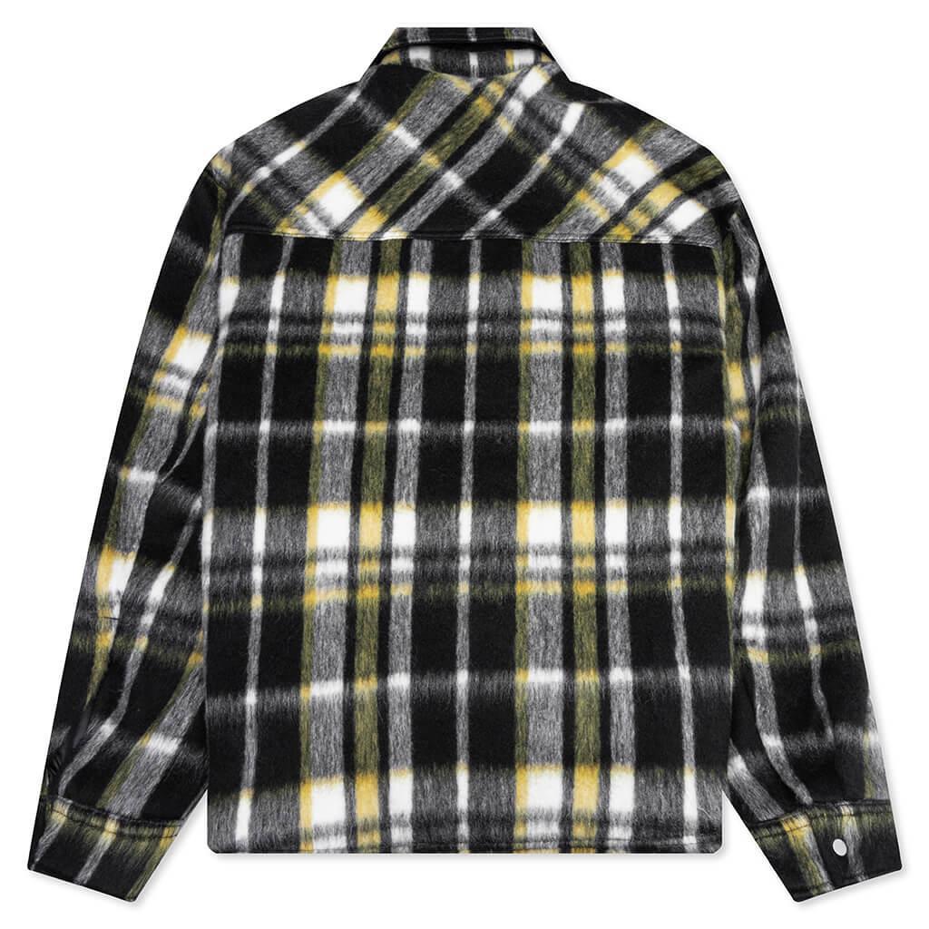 Textured Overshirt - Jet Black Male Product Image