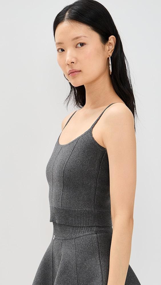 Fleur du Mal Knit Corset Top | Shopbop Product Image