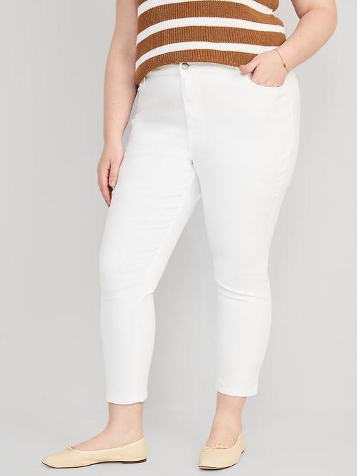 High-Waisted Wow Super-Skinny Ankle Jeans Product Image