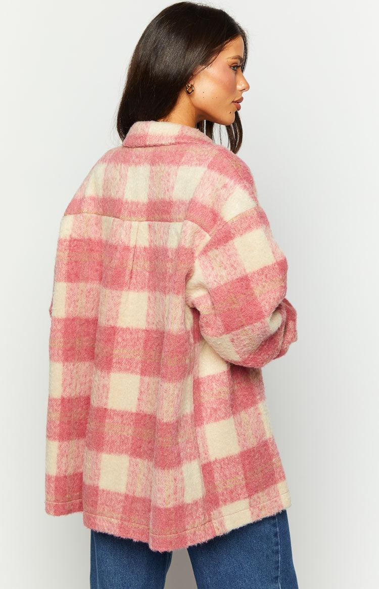 Neve Pink Check Jacket Product Image