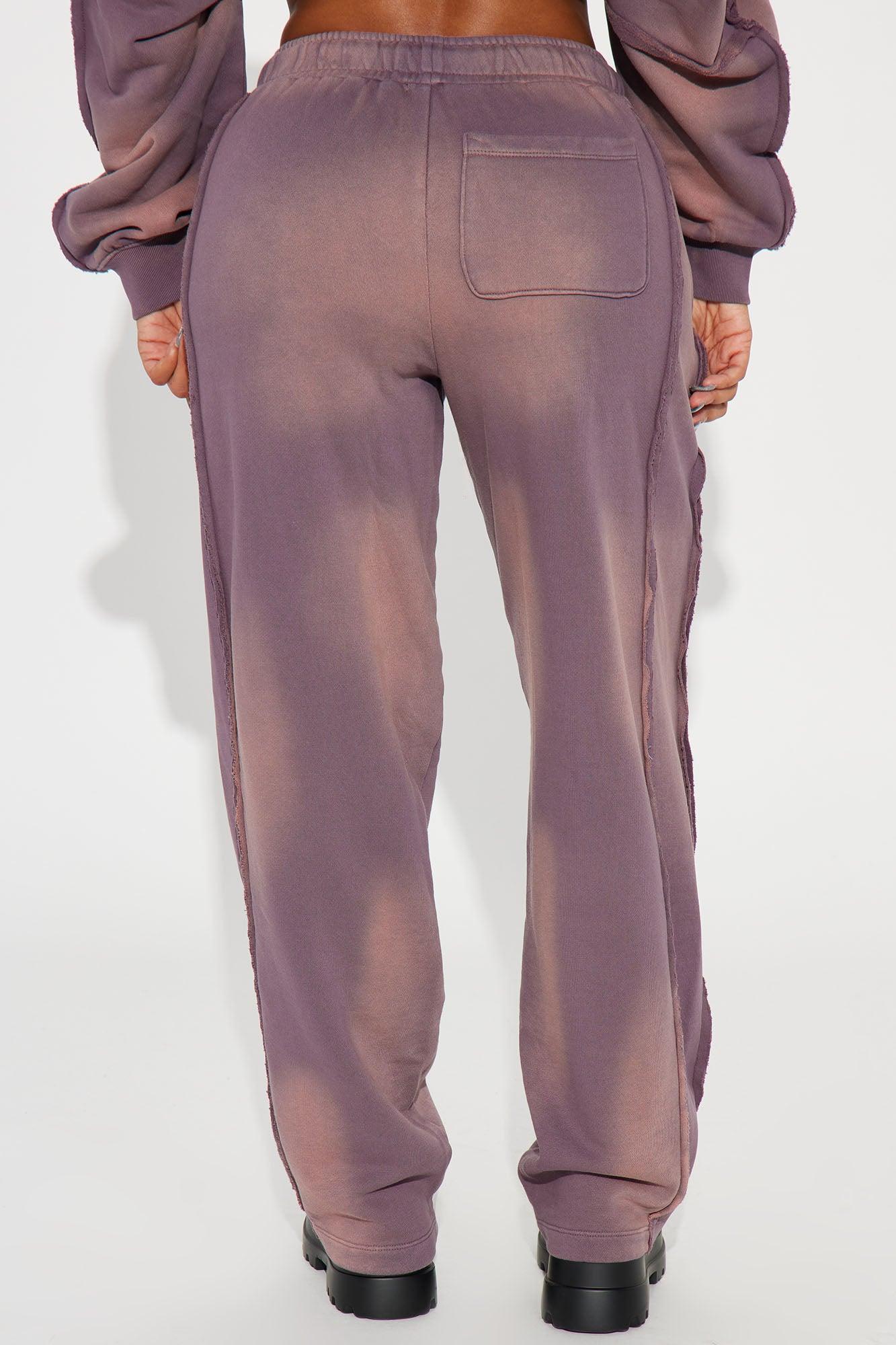 Serenity Washed Lounge Pant - Purple Product Image