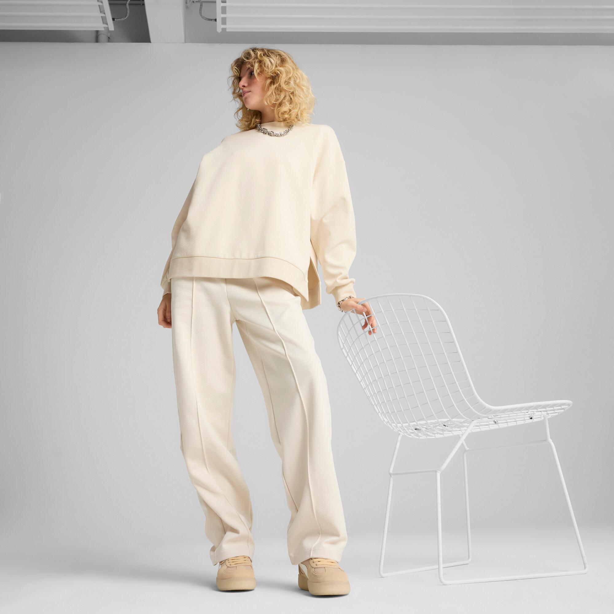 PUMA Wardrobe Essentials Women's Oversized Crew Sweatshirt Product Image