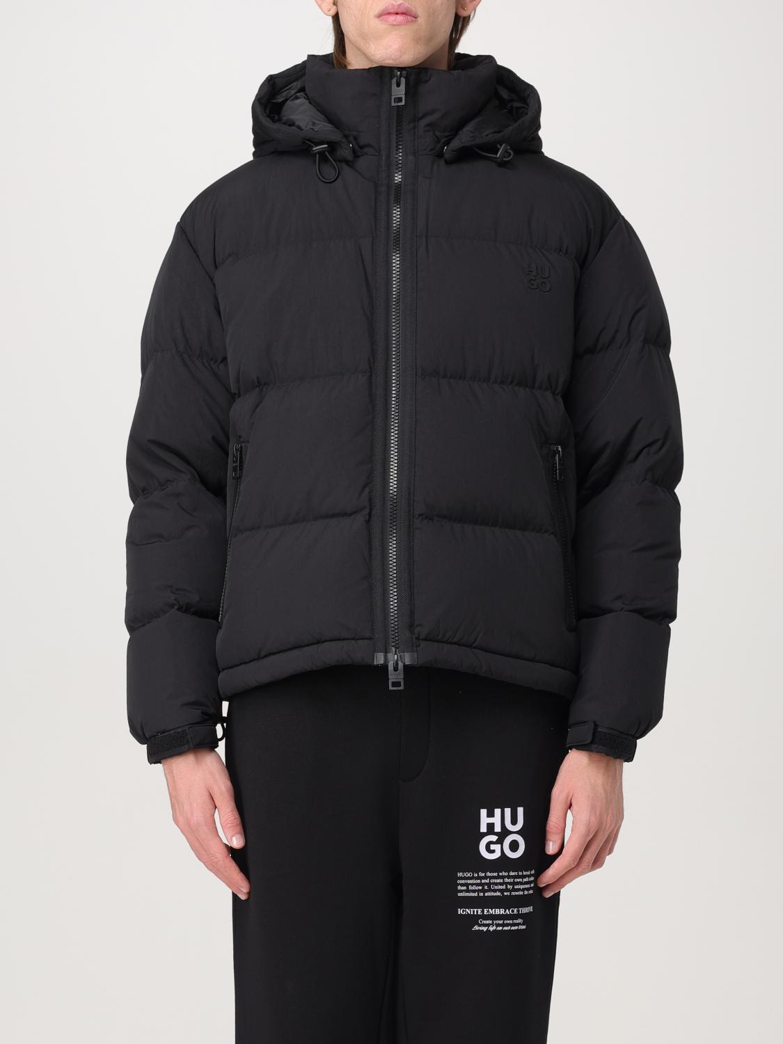 HUGO BOSS Biron Zip Front Jacket In Schwarz Product Image