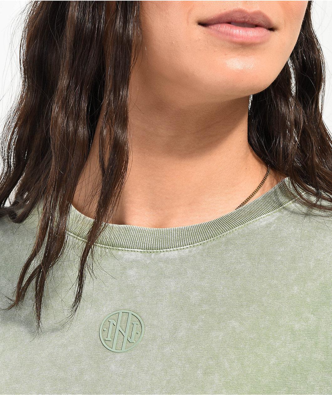 Ninth Hall Fundamentals Maeve Olive Wash Oversized T-Shirt Product Image
