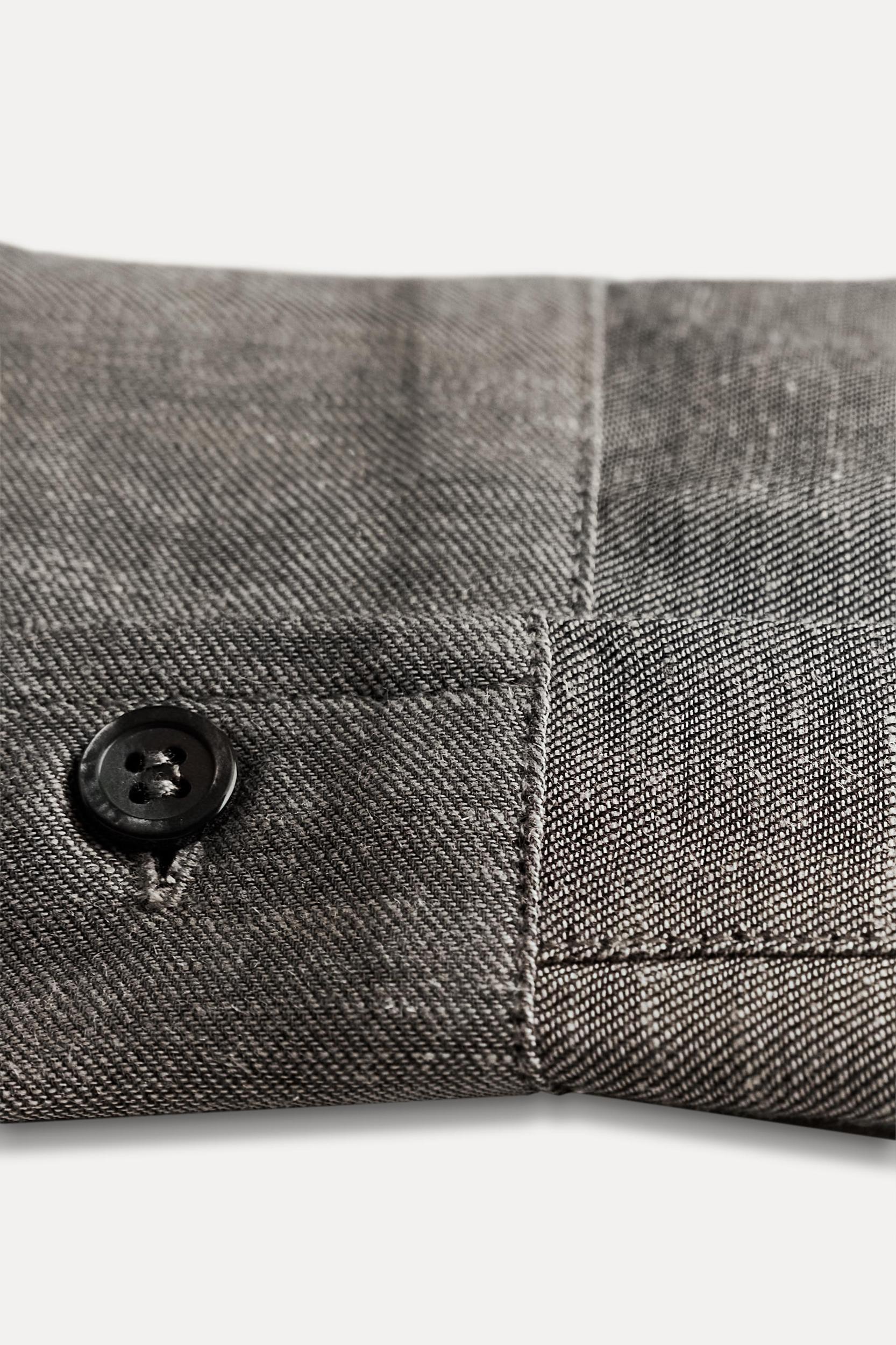 CROPPED PLEATED SHIRT ZW COLLECTION Product Image