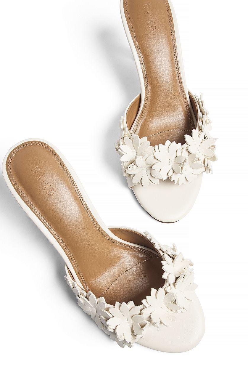 Floral Detail High Heels Product Image