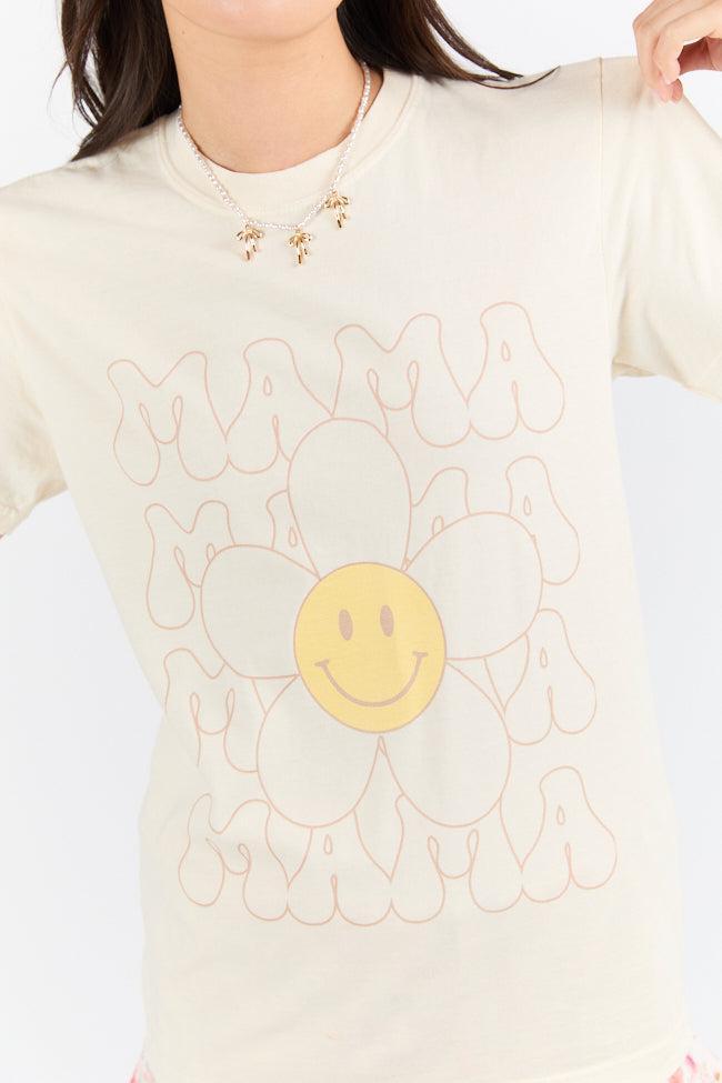 Retro Mama Daisy Ivory Graphic Tee Product Image