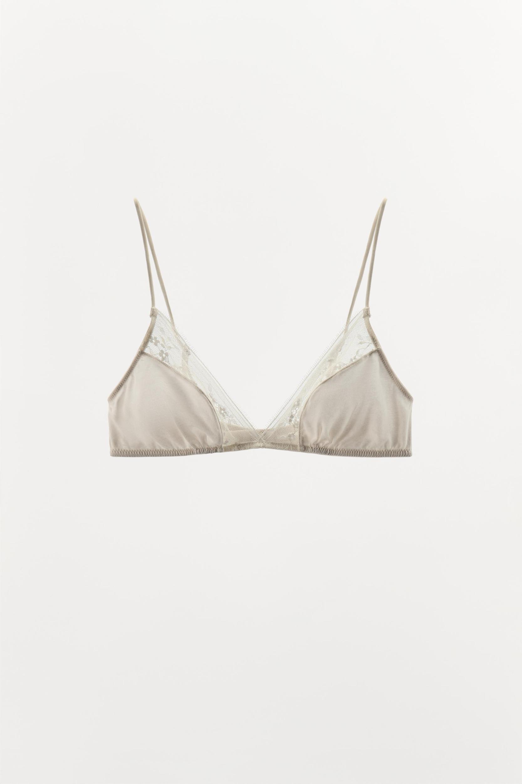 LACE TRIANGLE BRALETTE Product Image