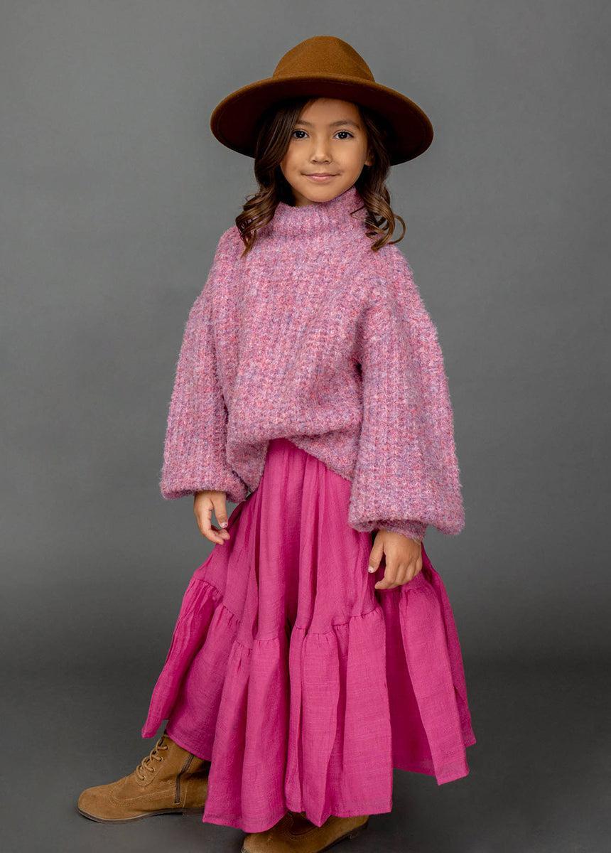 Annabel Skirt in Mulberry Girls Product Image