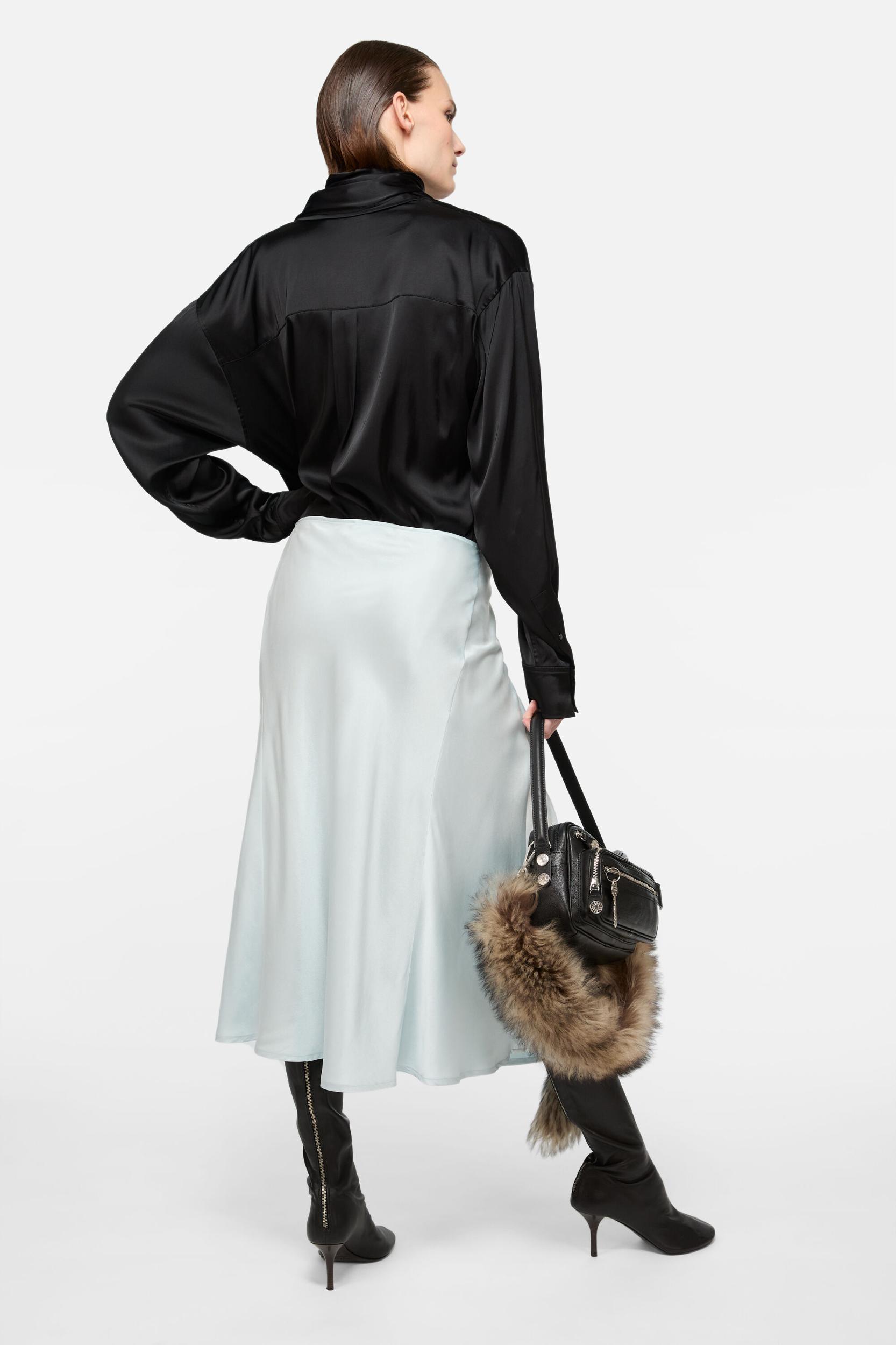 Silk wrap dress Product Image