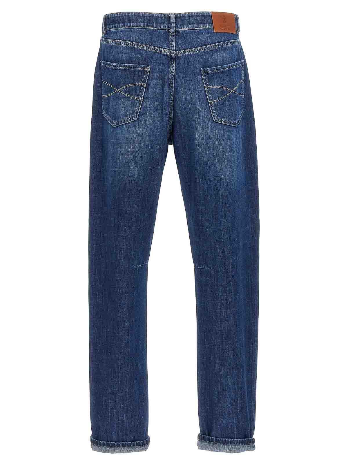 BRUNELLO CUCINELLI Denim Jeans In Blue Product Image