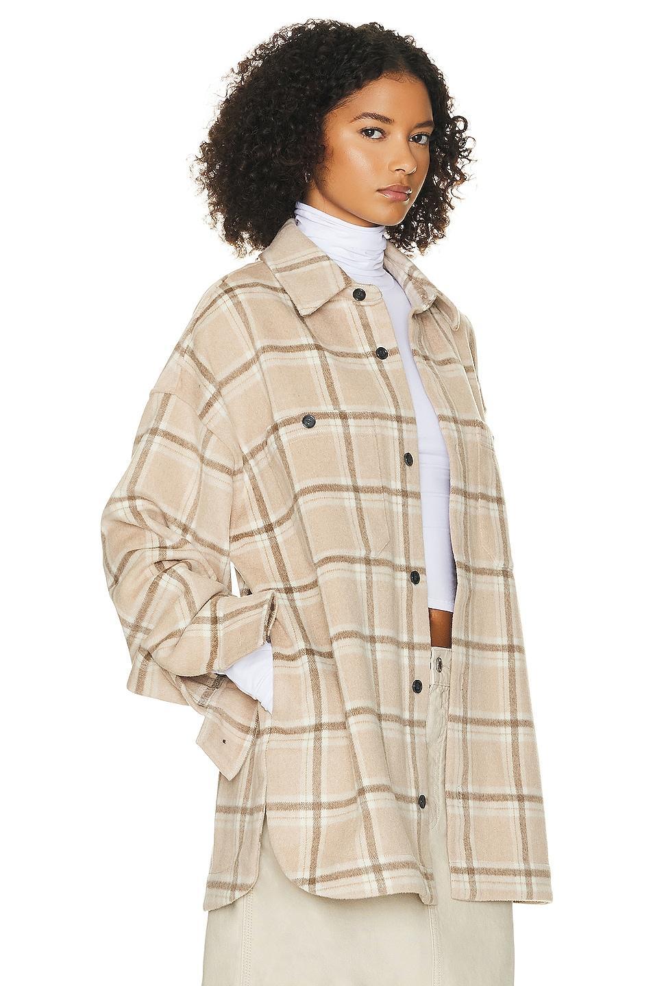 Plaid Flannel Overshirt Helsa Product Image