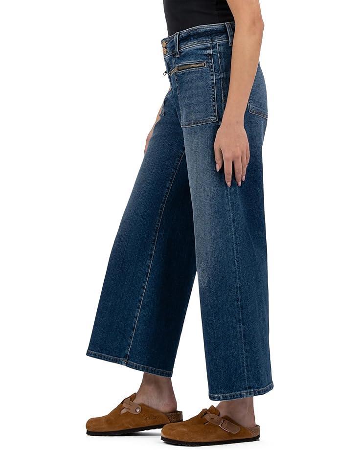 Women's KUT from the Kloth MEG HIGH RISE-WIDER WAISTBAND WITH FRONT PATCH POCKETS Product Image