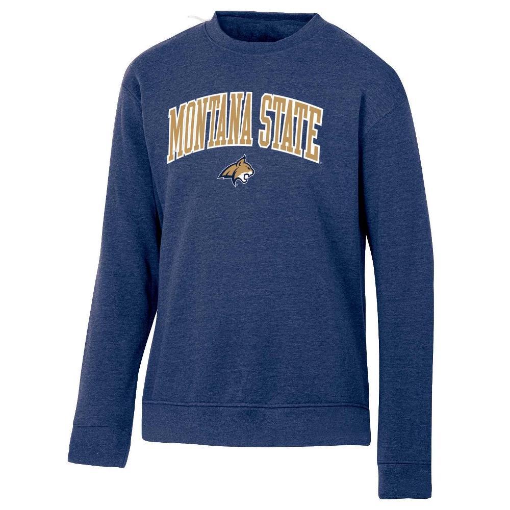 NCAA Arkansas Razorbacks Men's Heathered Crew Neck Fleece Sweatshirt Product Image