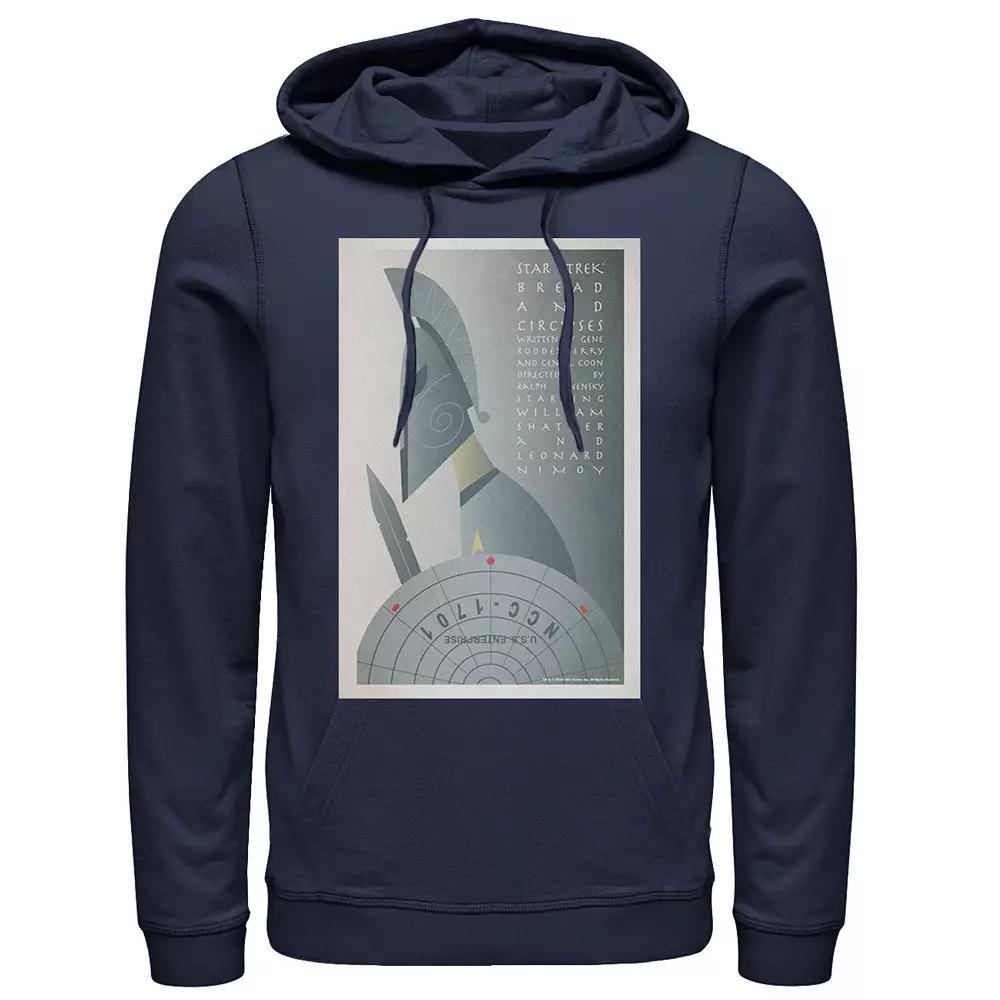 Men's Back To The Future Classic Poster Hoodie, Size: Small, Red Product Image