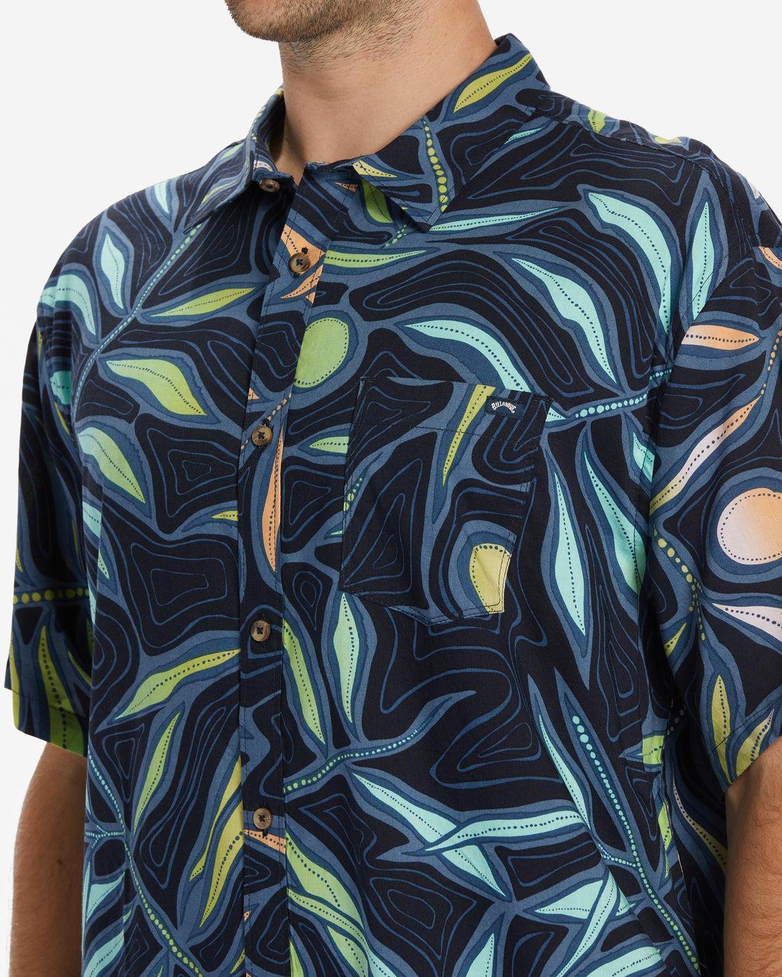 Sundays Short Sleeve Shirt - Dark Navy Male Product Image