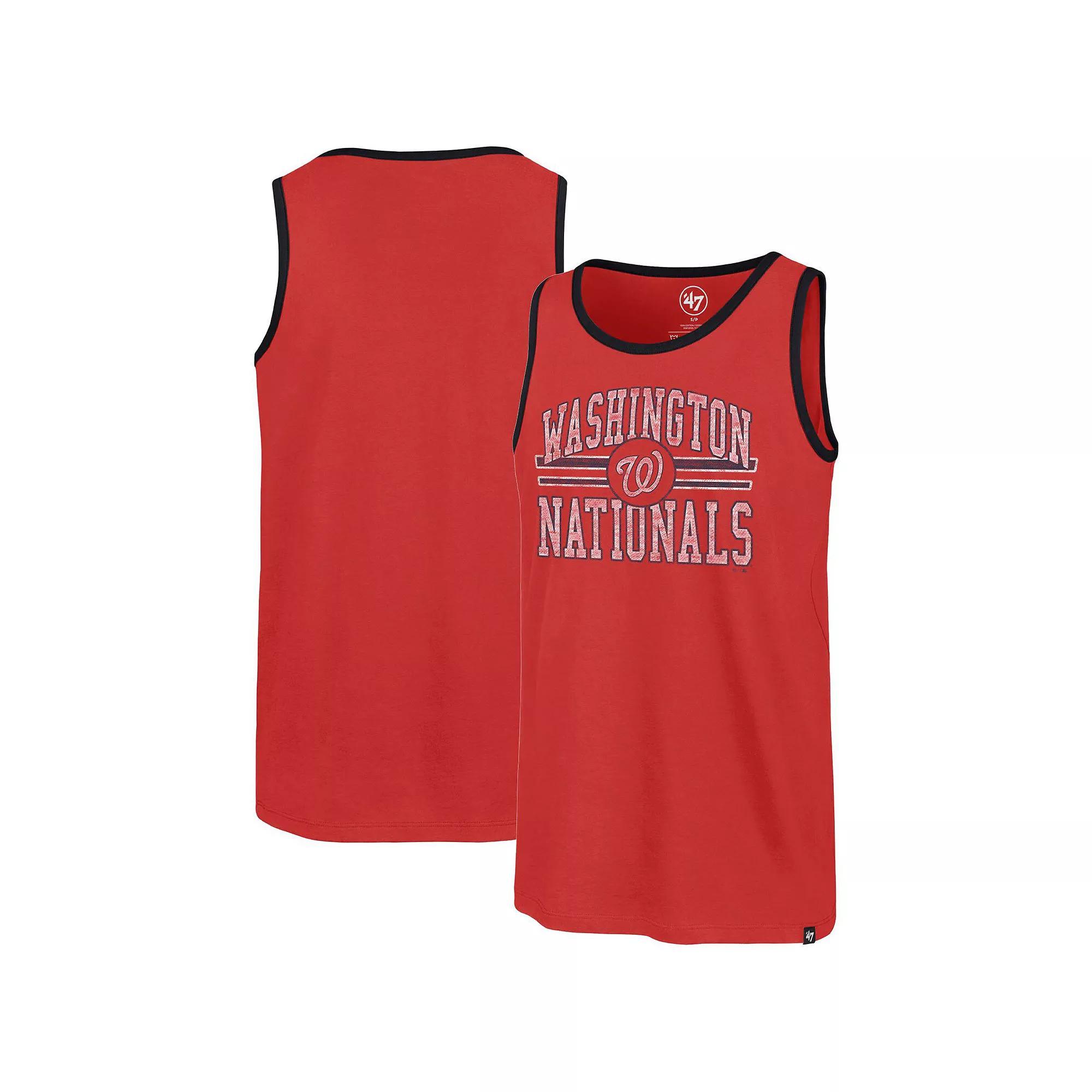 Men's '47 Red Washington Nationals Winger Franklin Tank Top, Size: 2XL Product Image